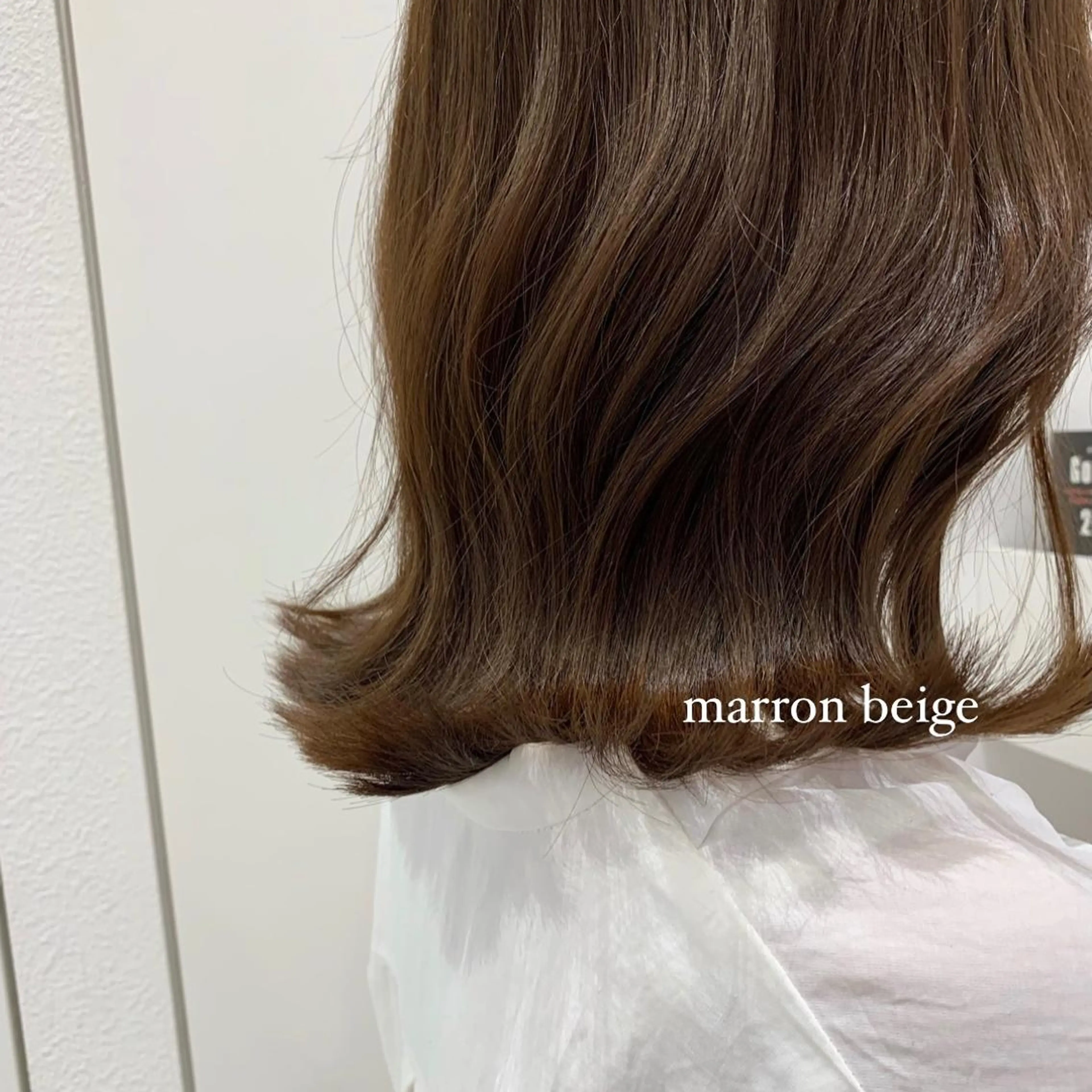 セミロング カラー 🦋　大塚 絢　🦋のヘアスタイル