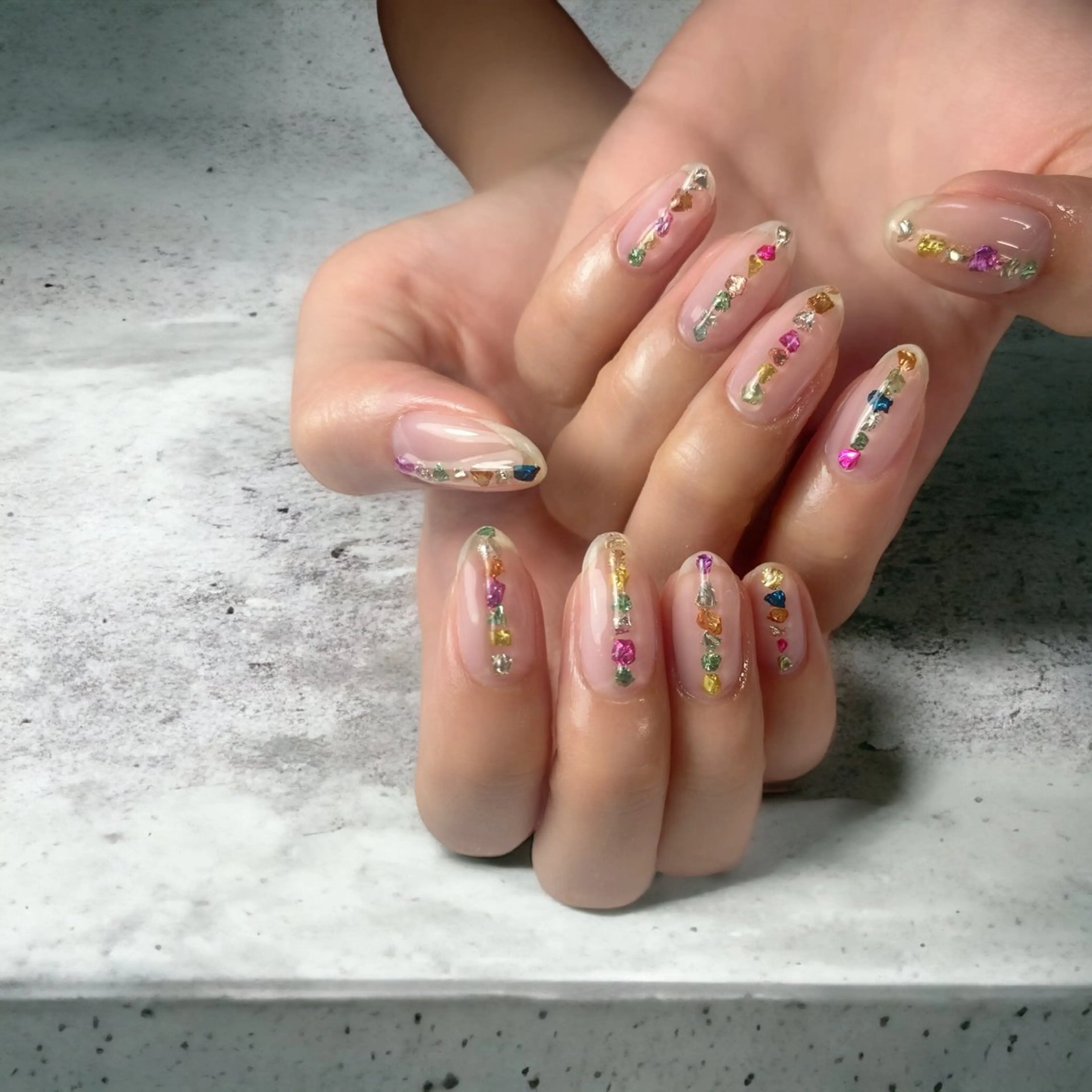 他と被らない個性派ネイルの写真