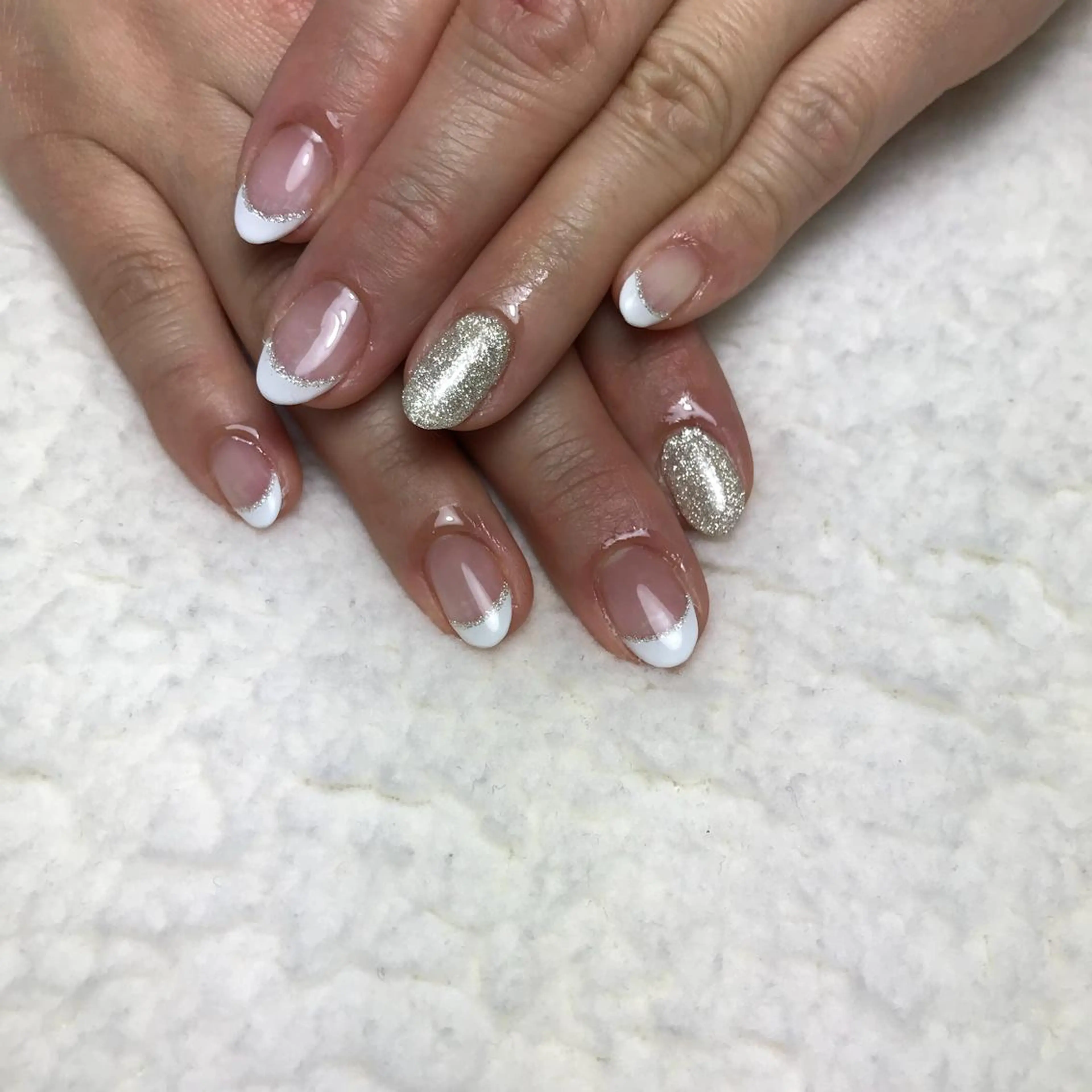 初回オフ込み　【グラデーション、フレンチネイル】の写真