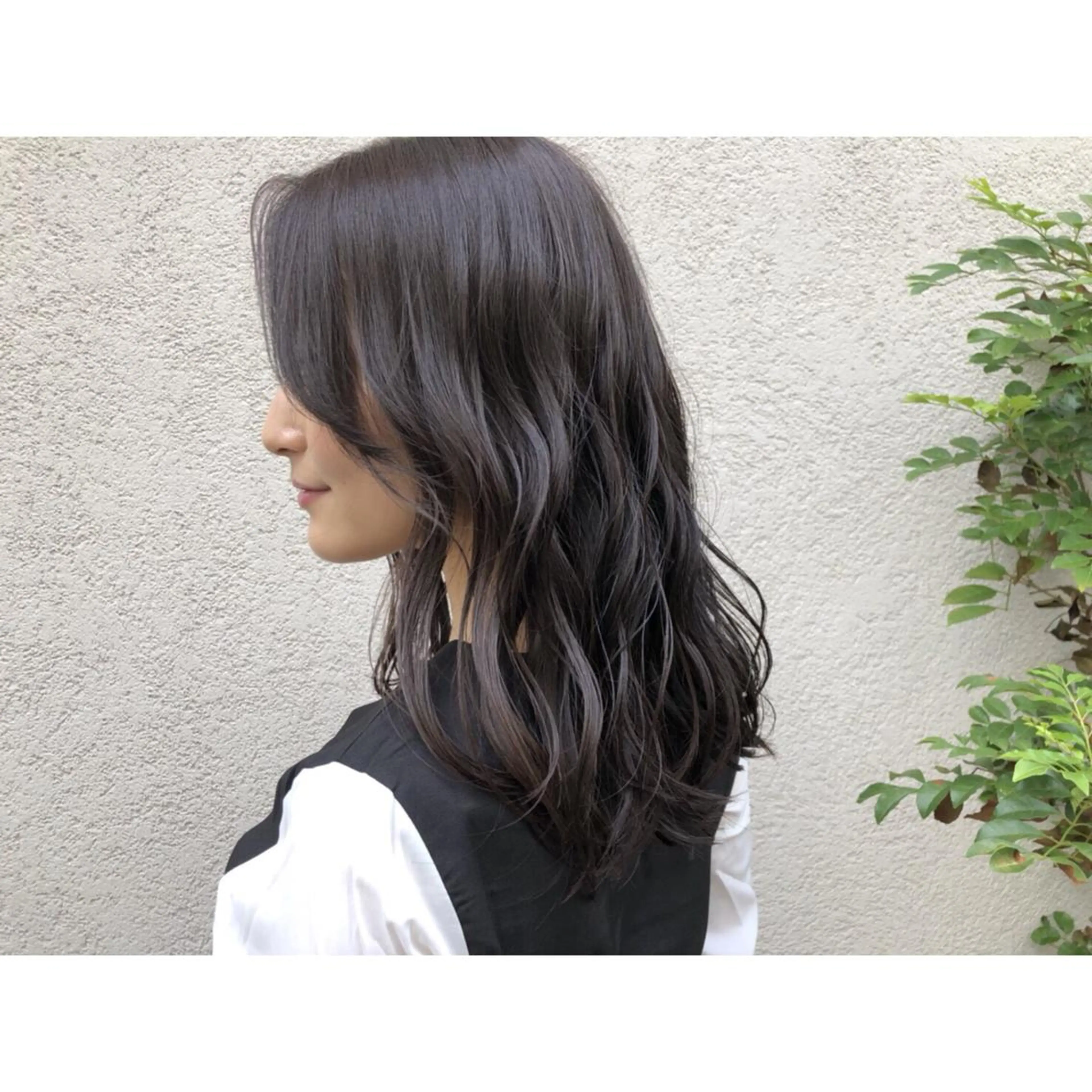 ミディアム カラー ヘアアレンジ ツヤ髪 ／髪質改善 松岡将太郎のヘアスタイル