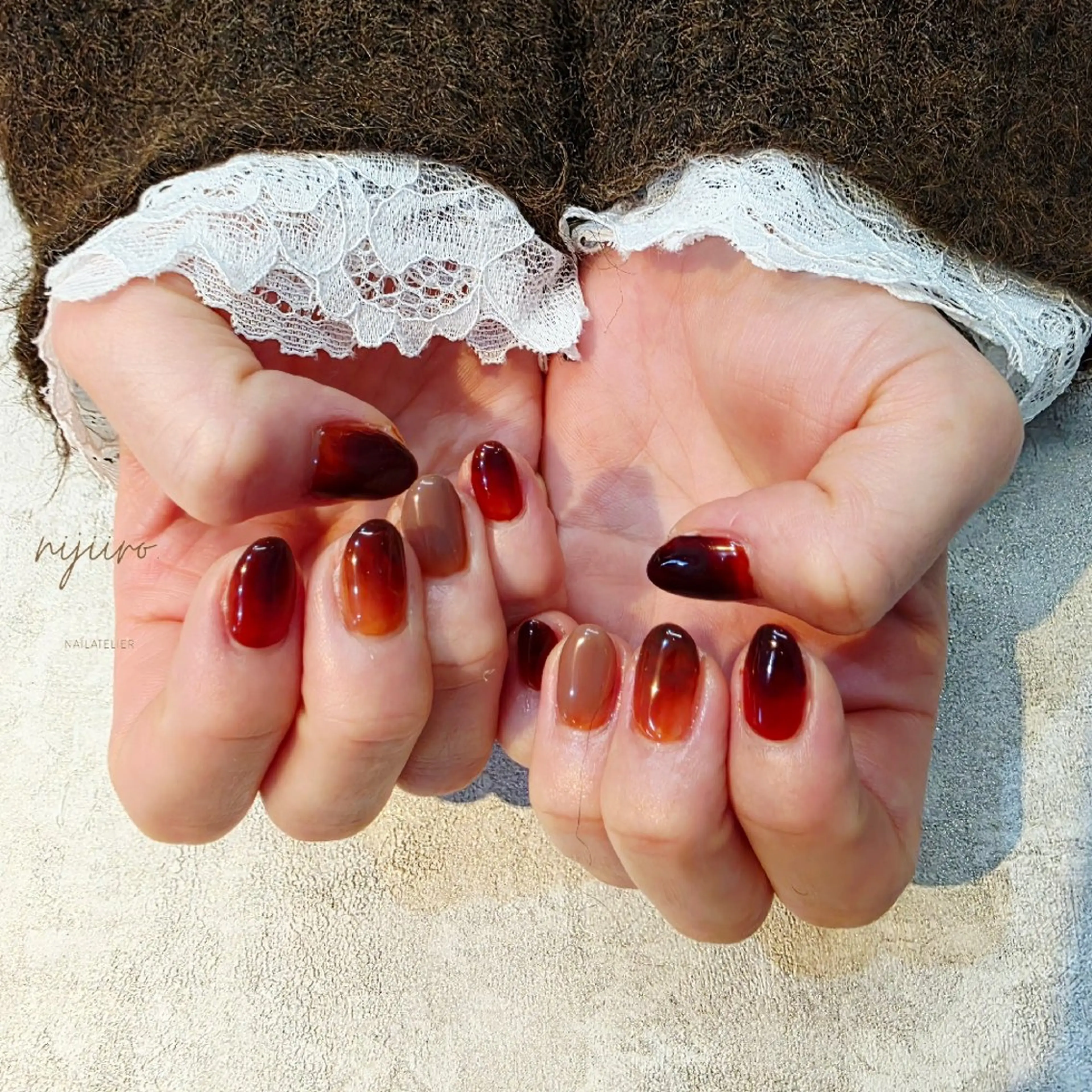 ネイル ハンドネイル nailatelier nijiiro.所属・nijiiro🌈 サトウのネイルデザイン