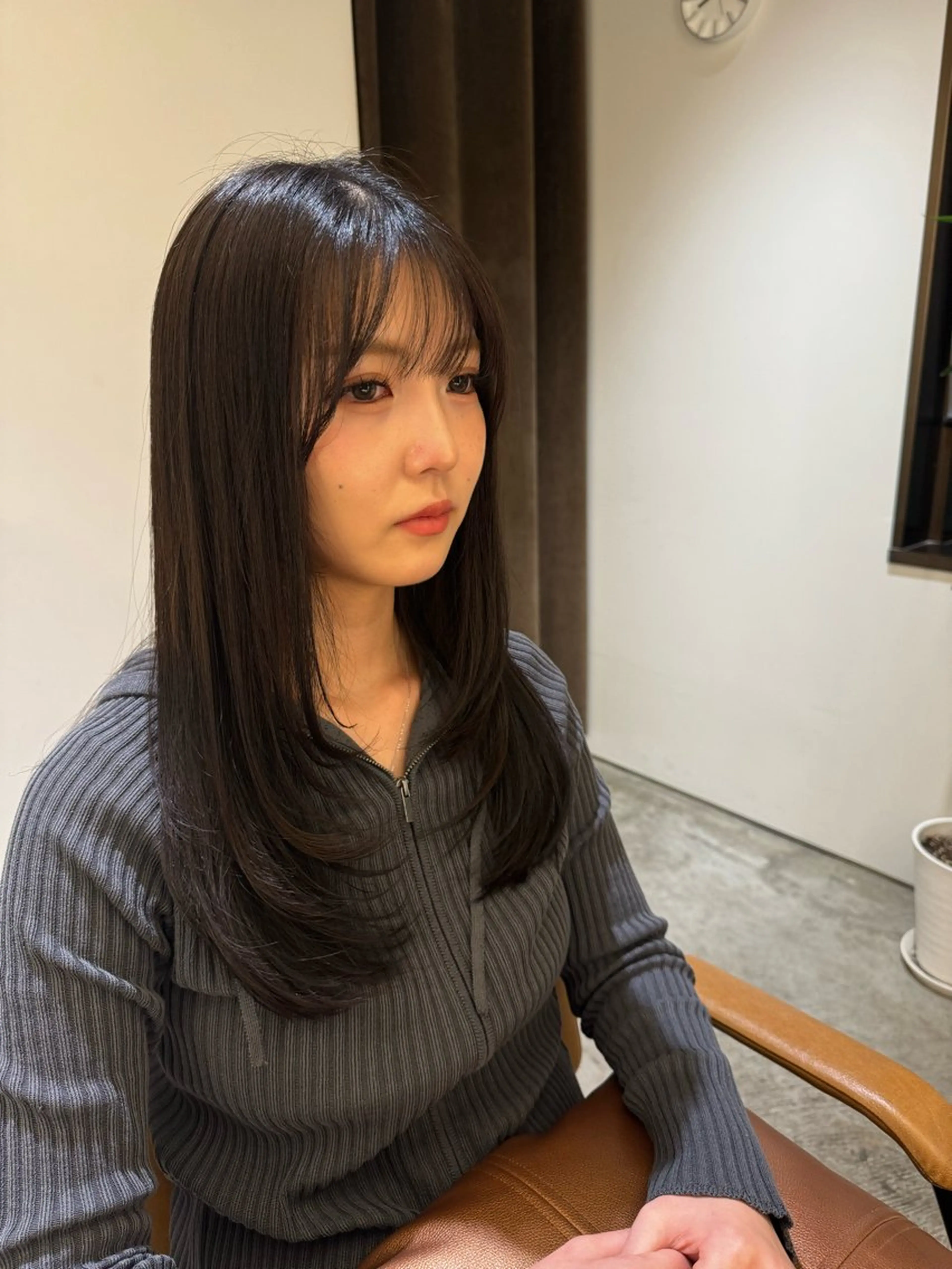 セミロング カット トリートメント 銀座骨格診断似合わせ 美容師中島年紀のヘアスタイル