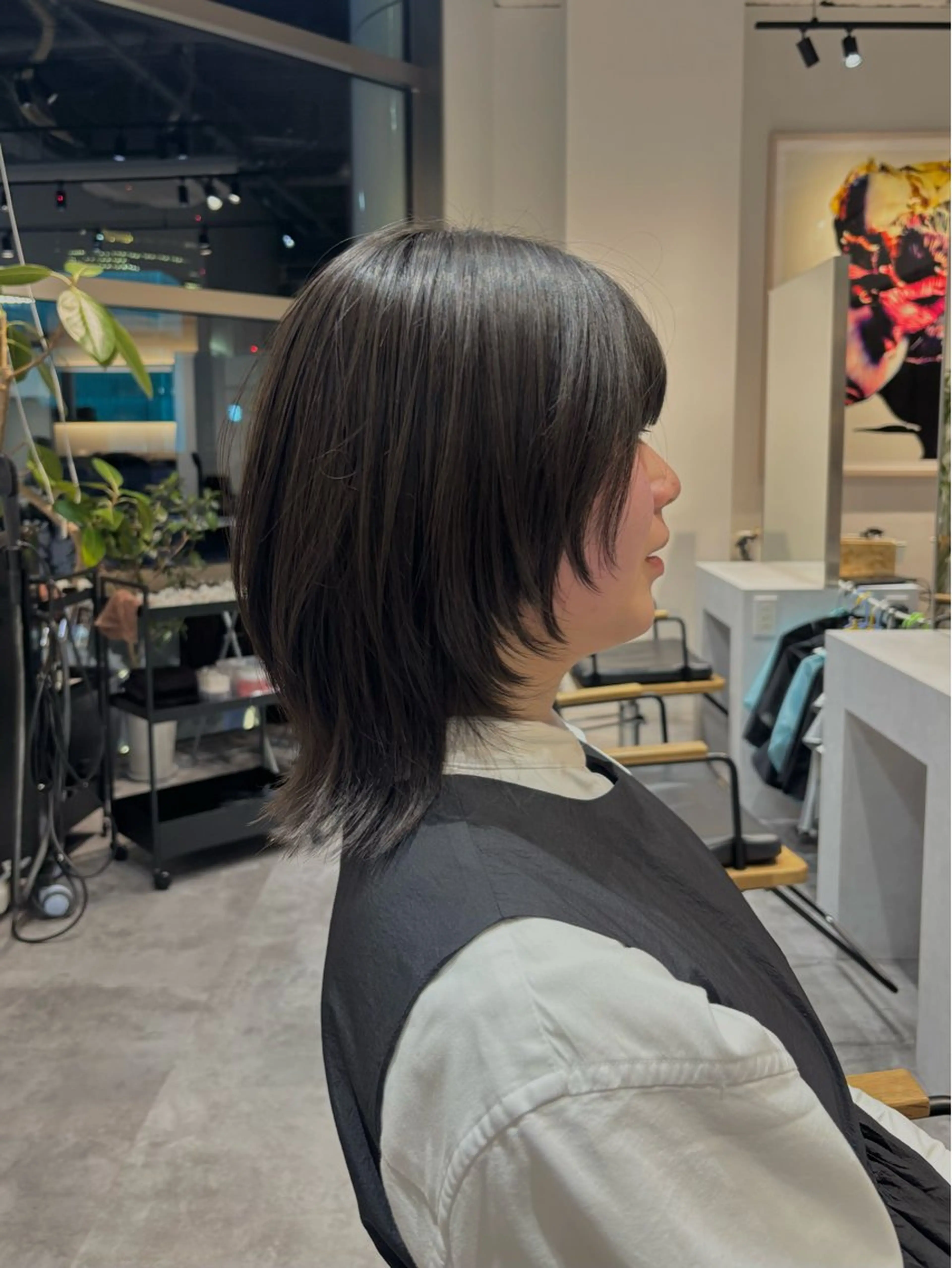 ミディアム カット 門崎未依/レイヤー/ メンズカット🪿🌼のヘアスタイル