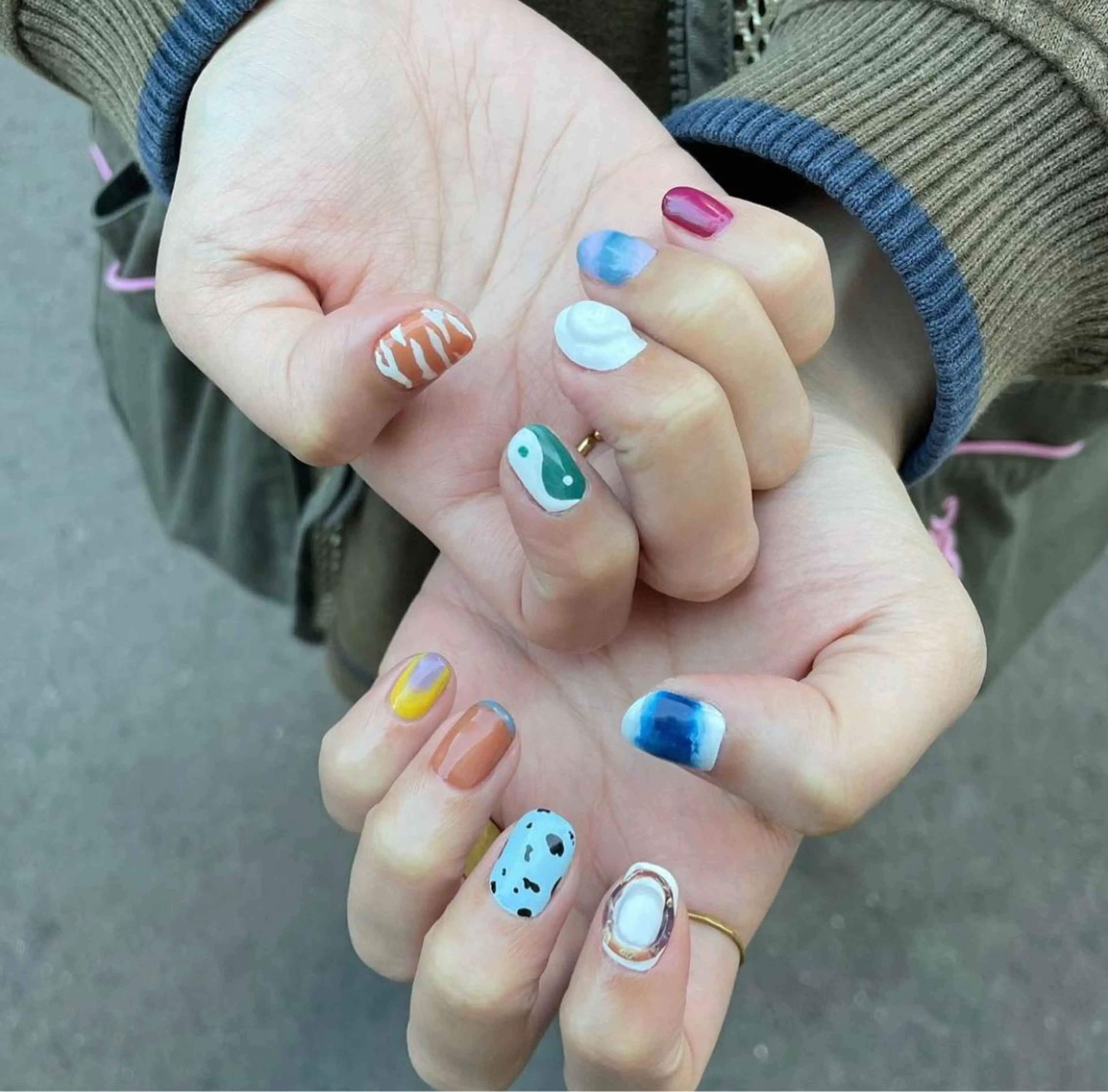 ネイル ハンドネイル MAO ‪☆ 個性派 🪽のネイルデザイン