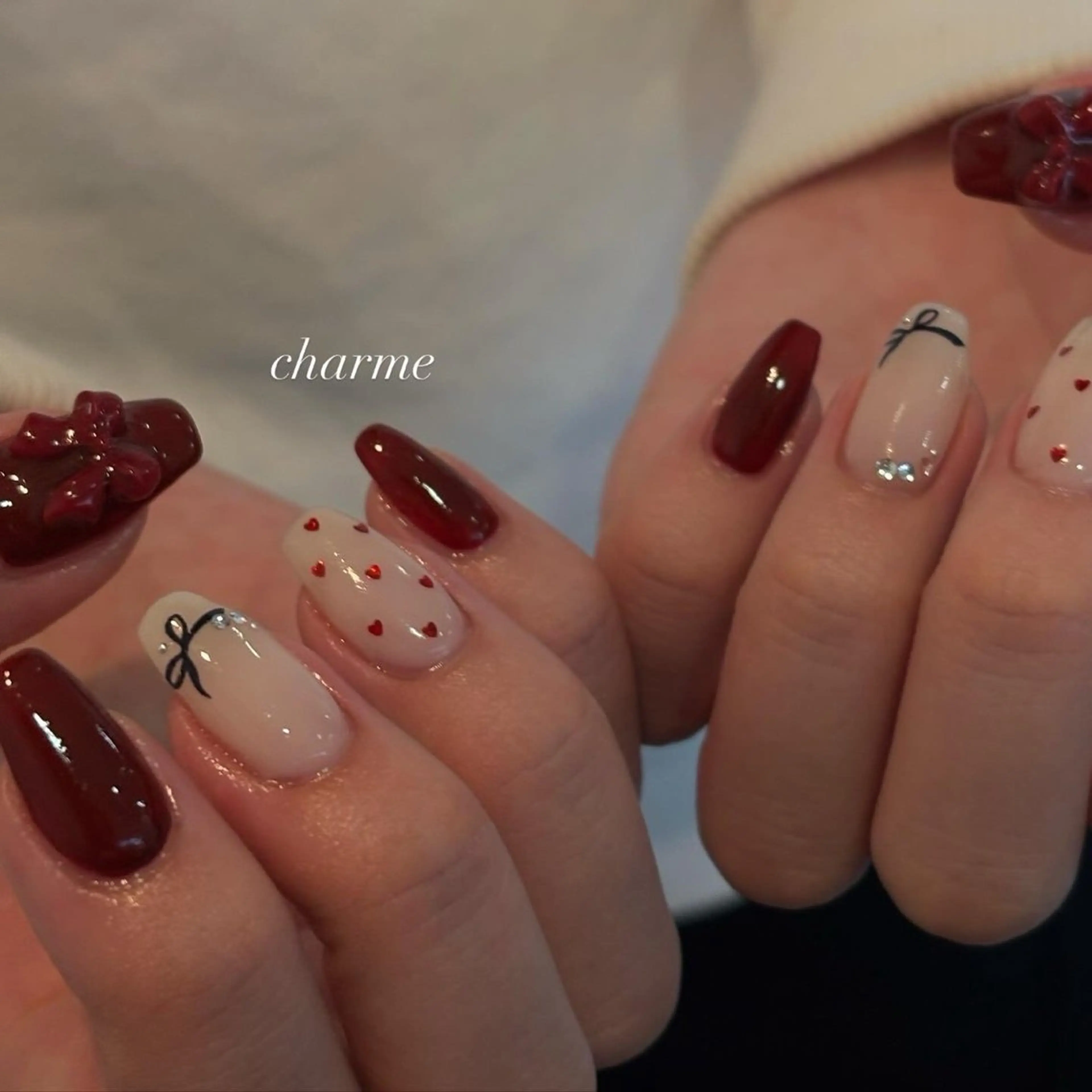 ネイル ハンドネイル charme nailのネイルデザイン