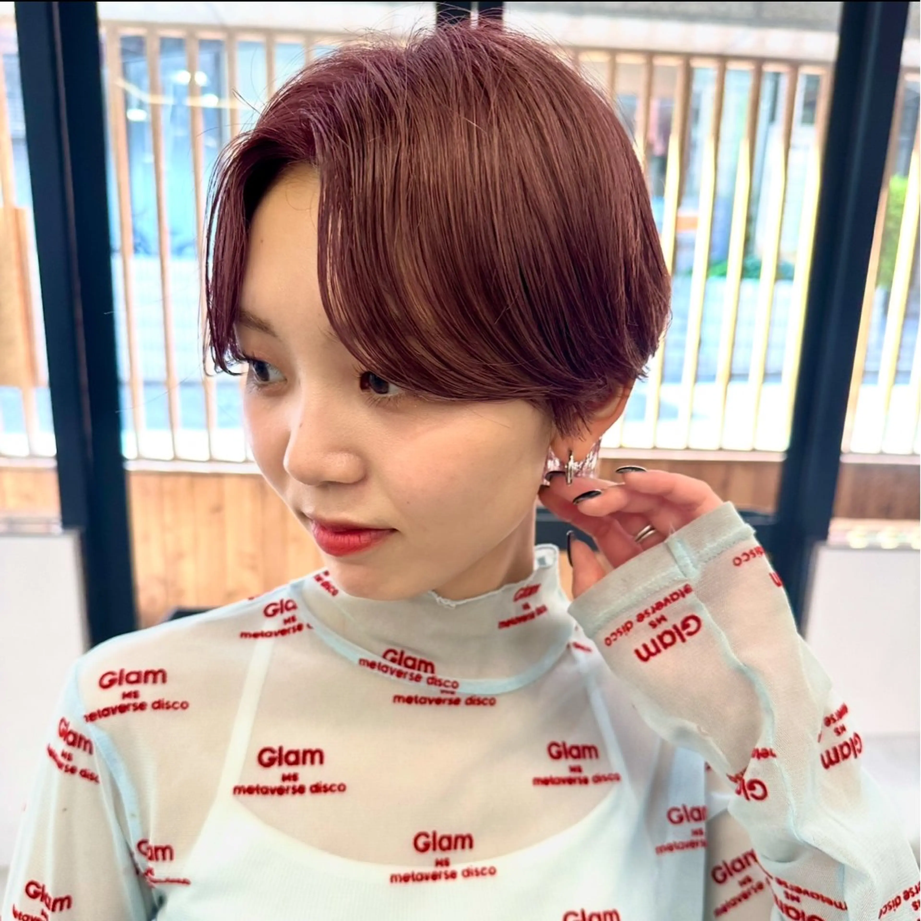 ショート カット ヘアカラー 骨格診断で絶対可愛い ✨丸みショート✨凌弥のヘアスタイル