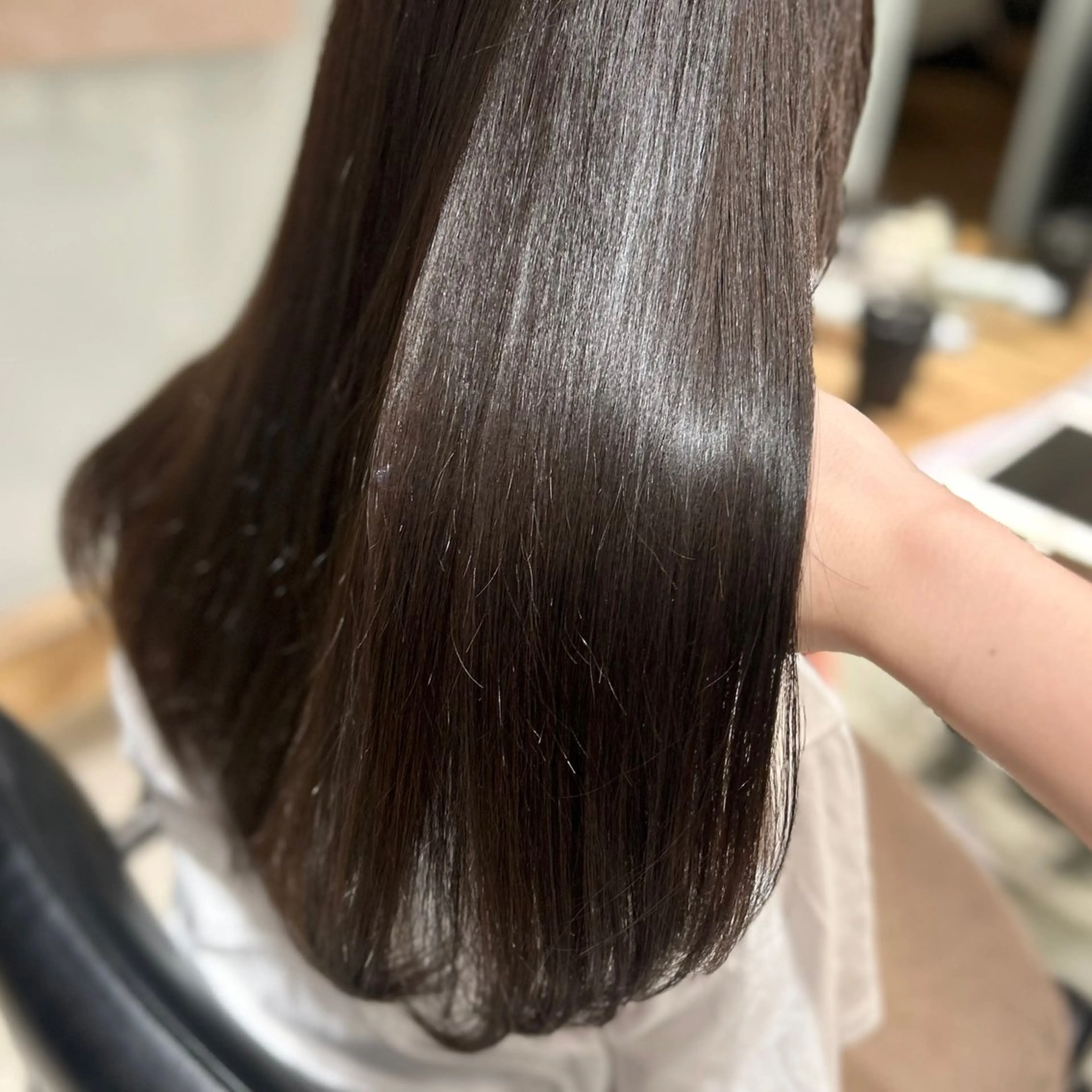 カラー サラ艶/韓国ヘア ︎🌟璃奈 (ﾘﾅ)のヘアスタイル