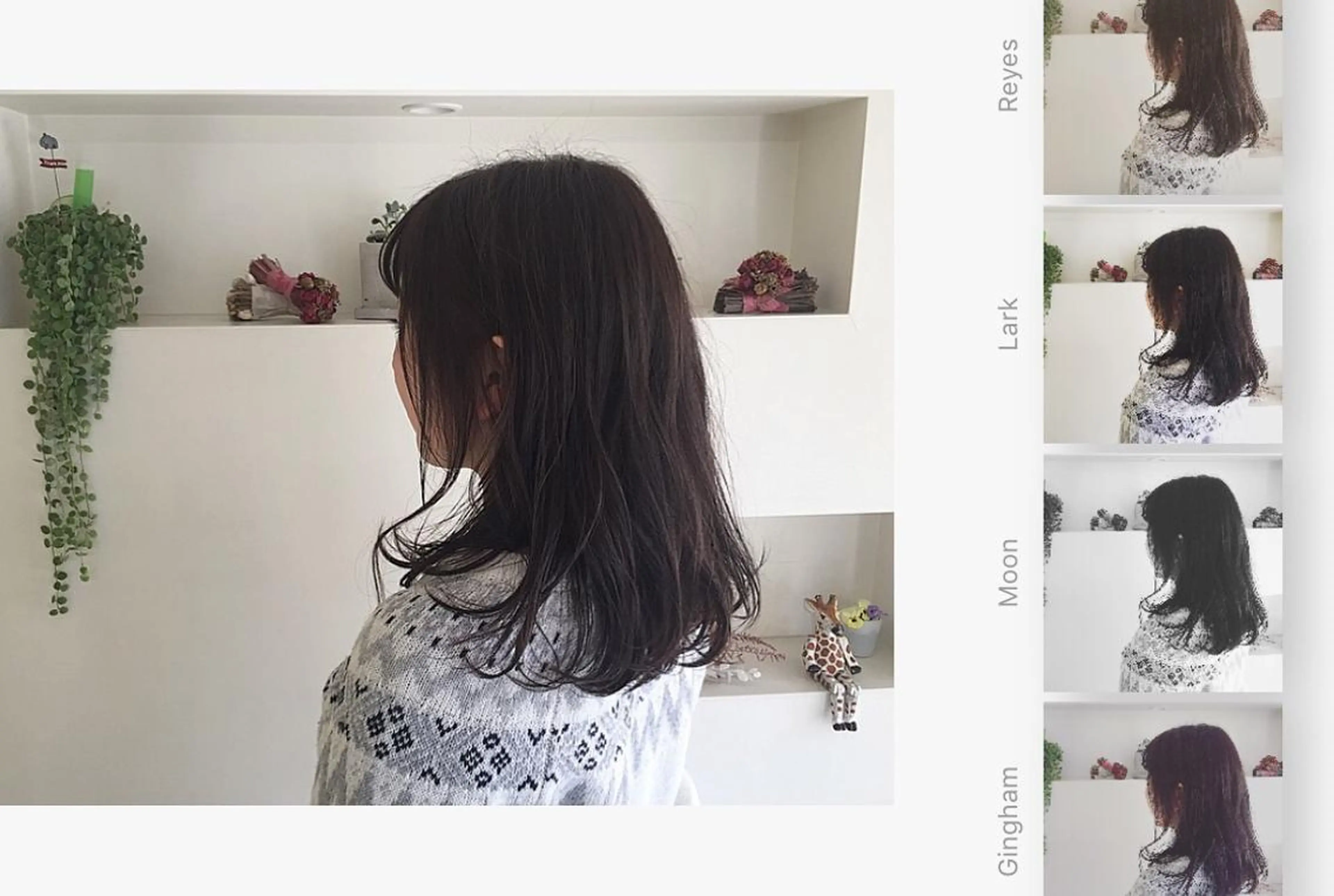 セミロング カラー ITO YUKIのヘアスタイル