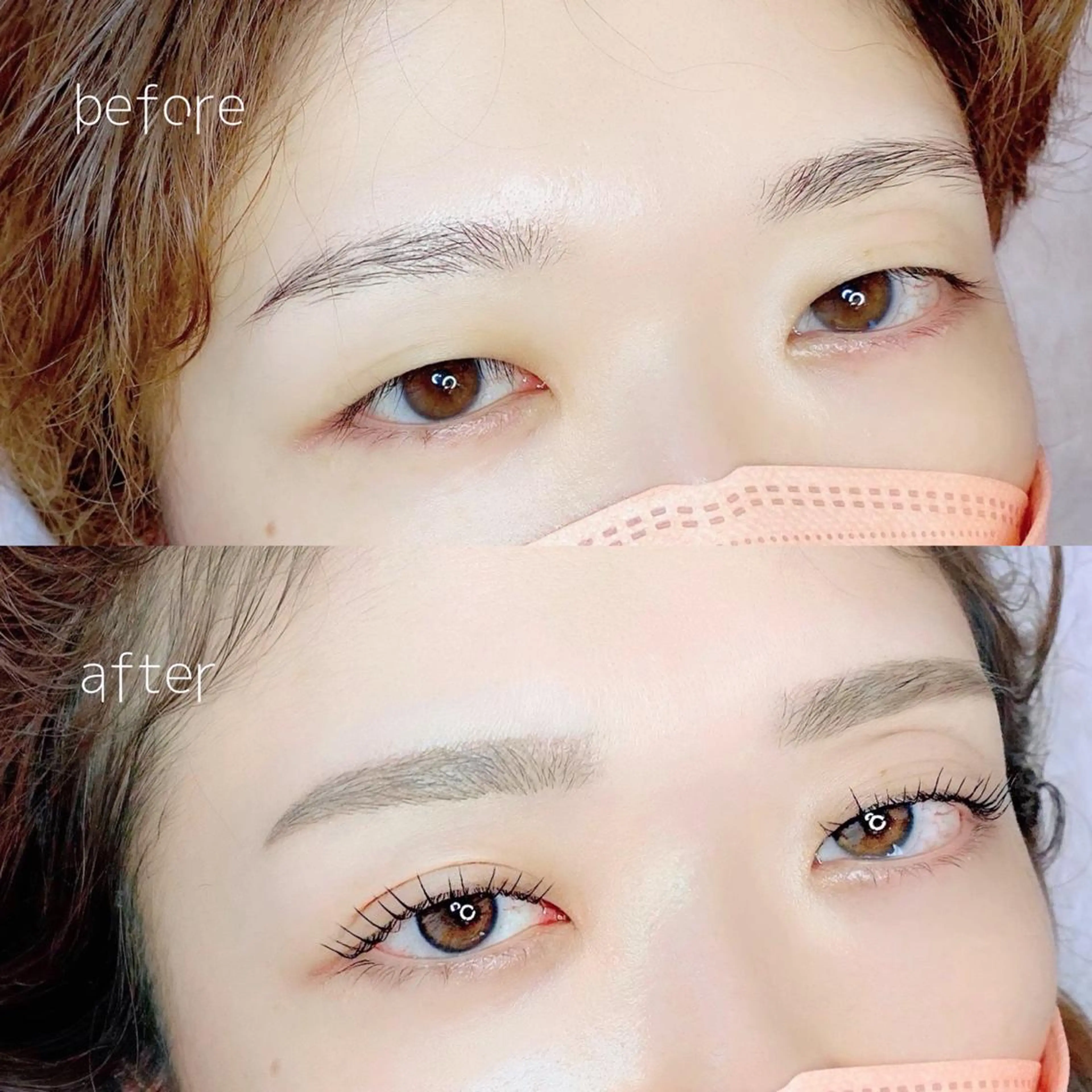 ✨セット✨眉毛ワックス(毛量調整込み)＆まつ毛パーマ🧸🤍40歳以上の方限定⚠️の写真