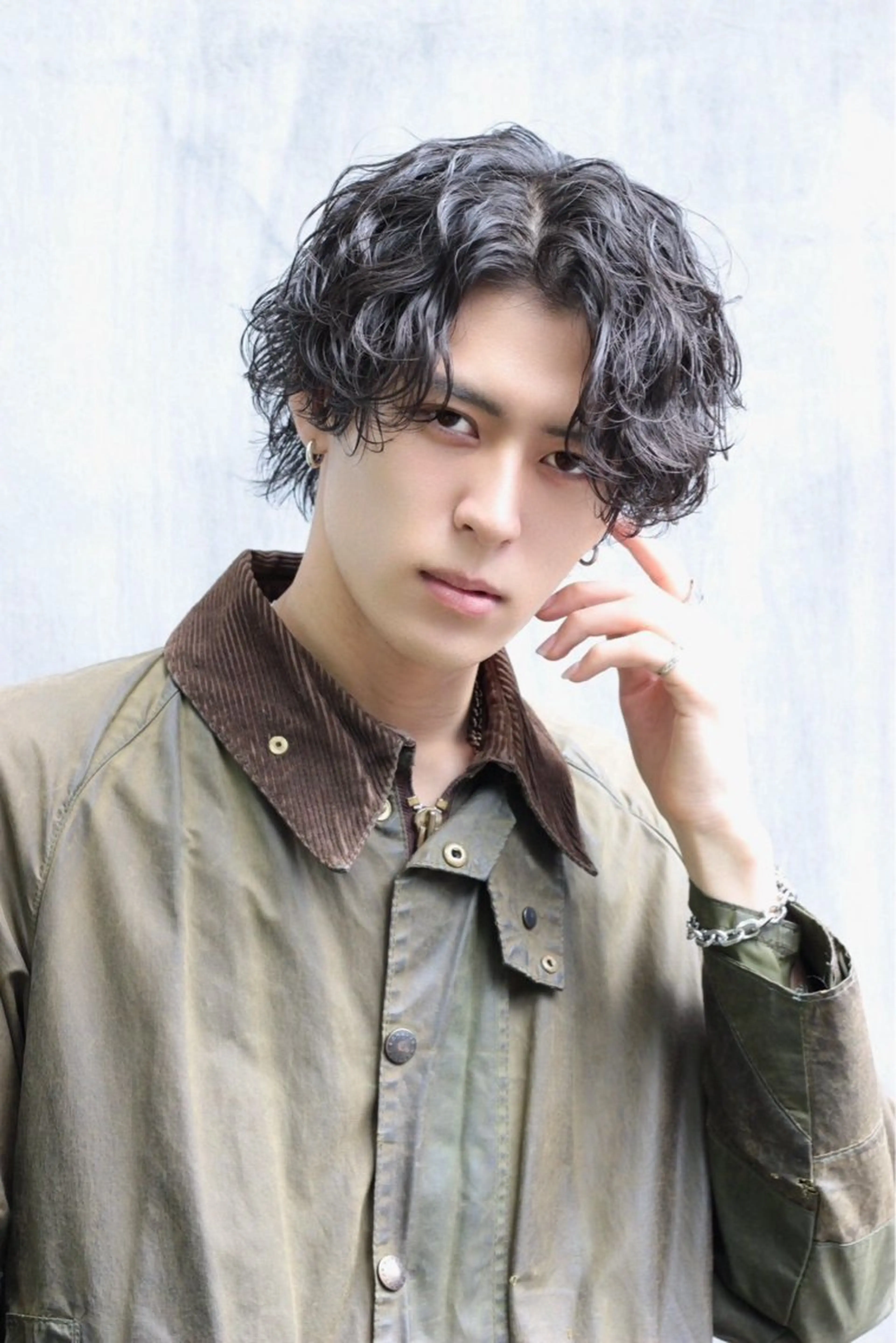 パーマ メンズ 渋谷サーフカール アメカジ美容師のヘアスタイル