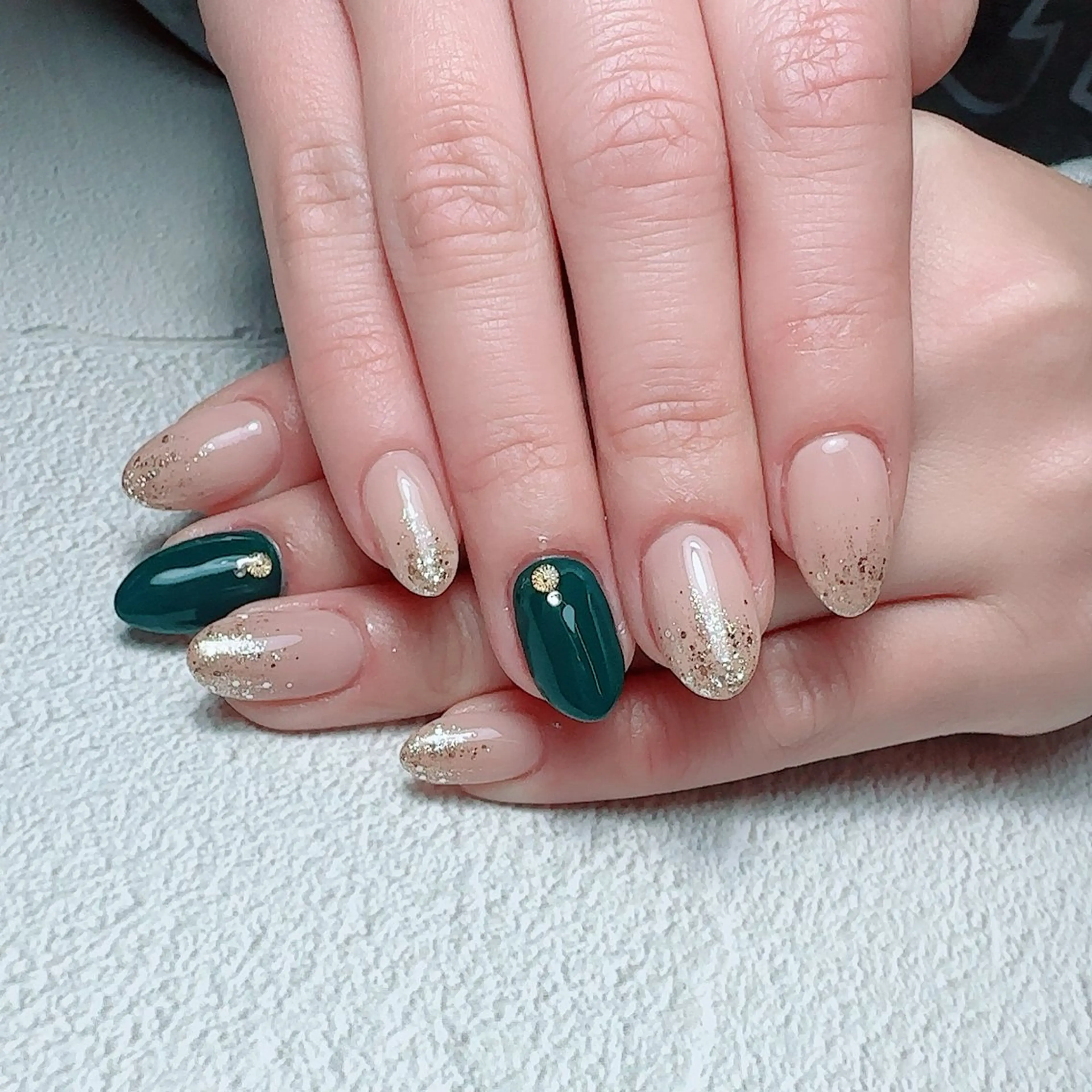 ネイル アートネイル ハート マグネットネイル 持ち込み ニュアンスネイル ハンドネイル Nailsalon Mimiy..♡のネイルデザイン