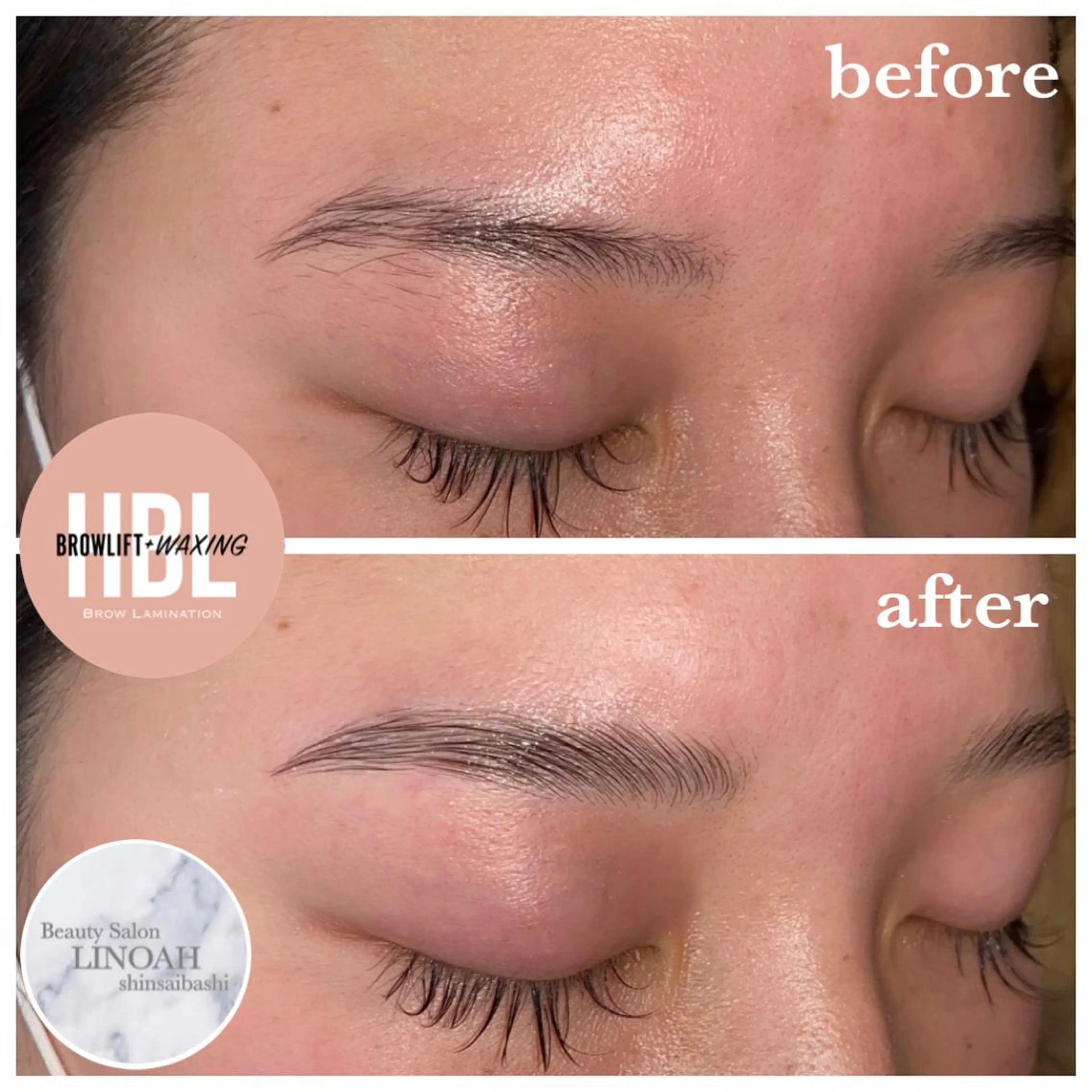 メンズ マツエク・マツパ アイブロウ ハリウッドブロウリフト パリジェンヌラッシュリフト ワックス脱毛 その他(アイブロウ) ビューティーサロン リノア心斎橋店のエステ・リラクイメージ