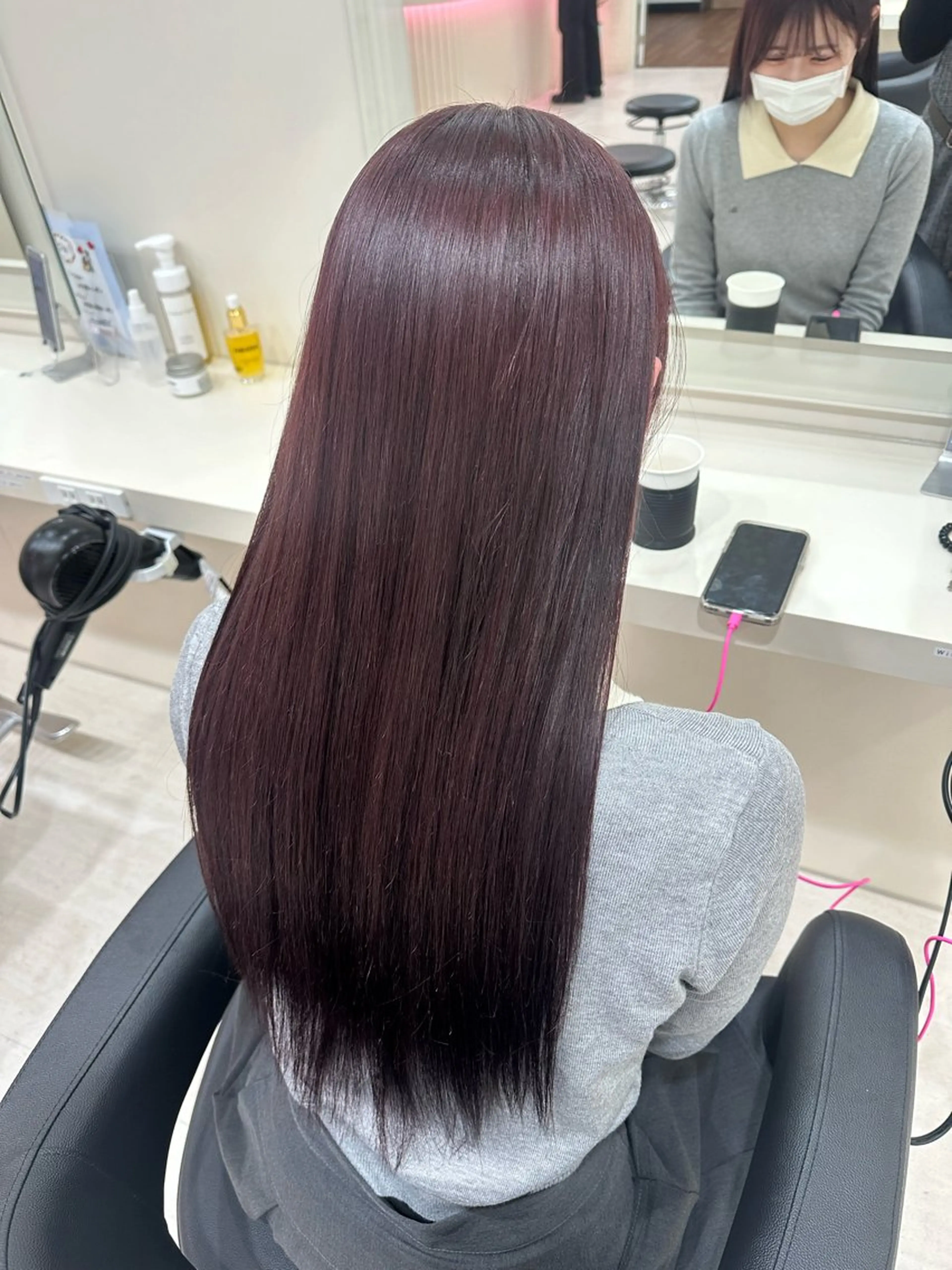 ロング カラー ヘアアレンジ 🎀 yuuka🎀のヘアスタイル