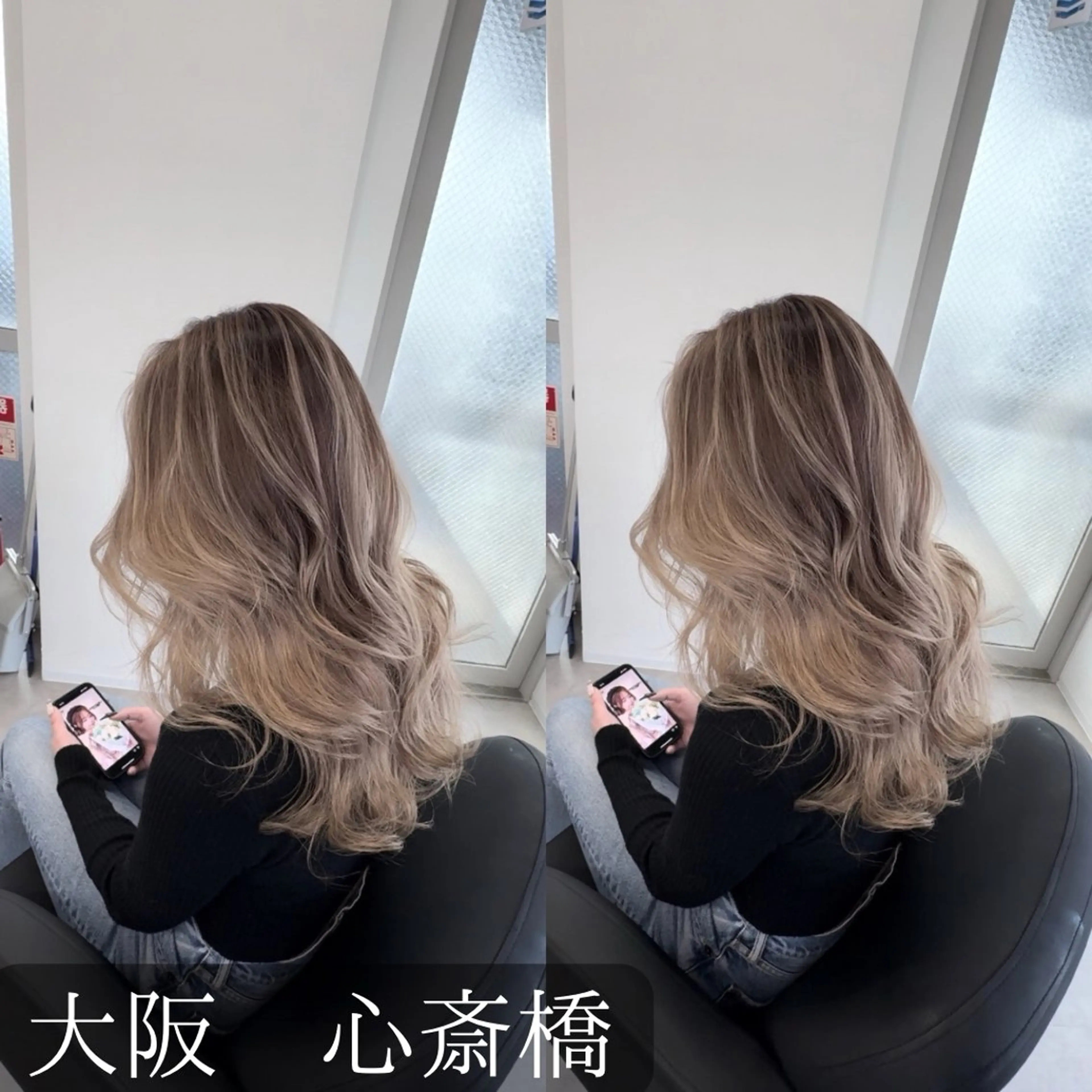 ロング カラー hair &eye LAWE.店長のヘアスタイル