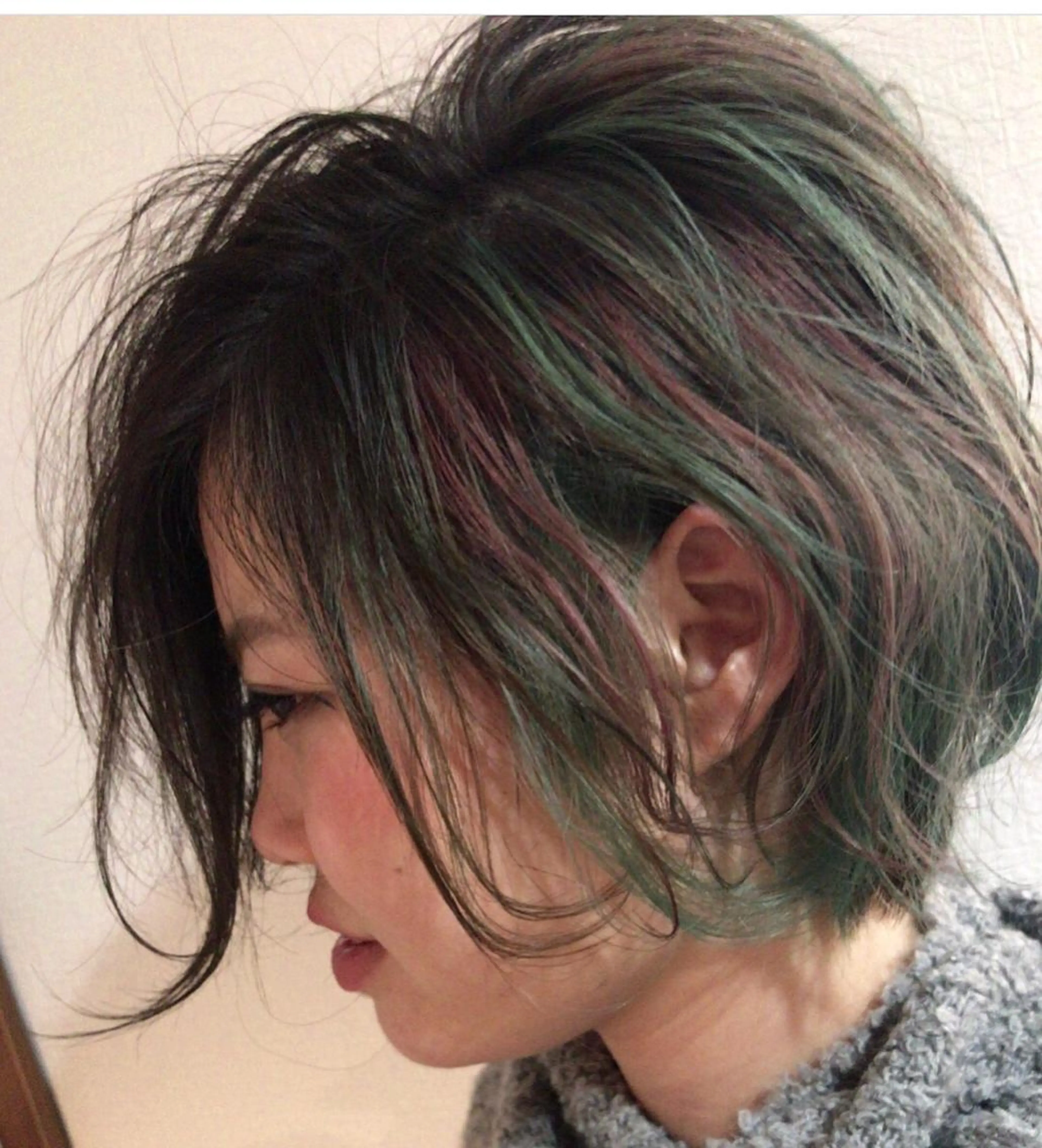 ショート カラー レイヤーカット匠 イソザキノリユキのヘアスタイル
