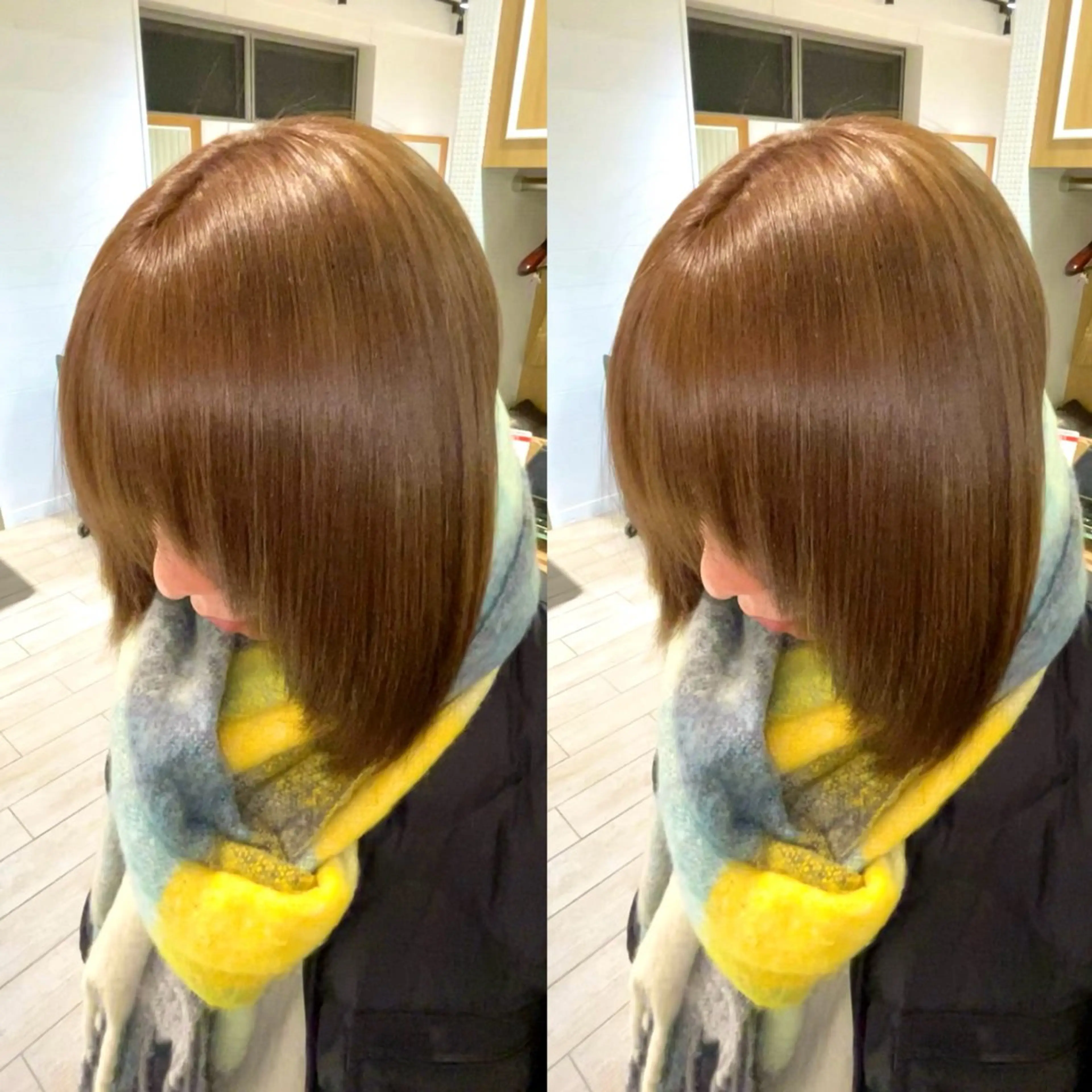 ミディアム カラー ヘアカラー 髪質改善矯正/カラー /吉祥寺 mariのヘアスタイル