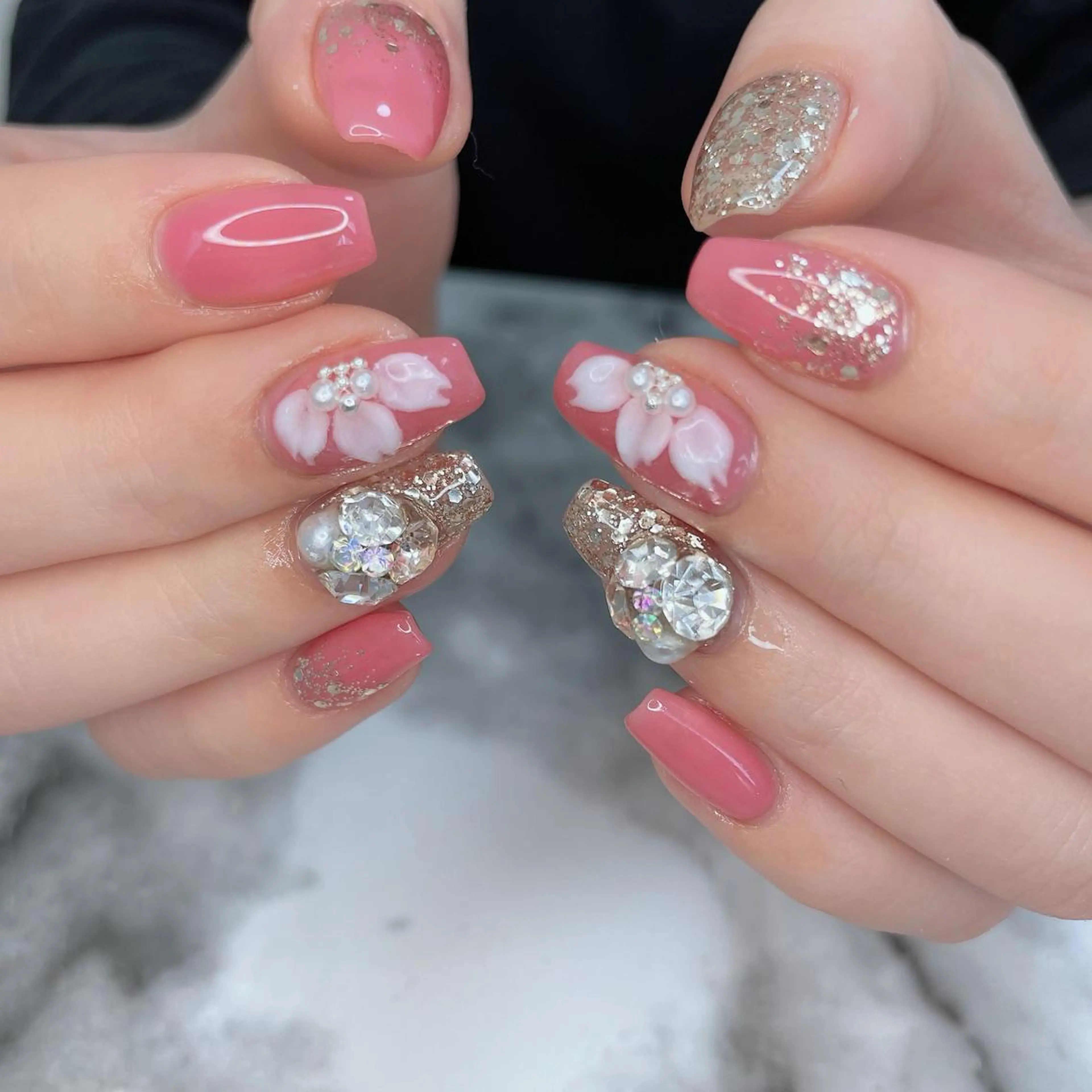 ネイル 春ネイル ハンドネイル Kayo 💅のネイルデザイン