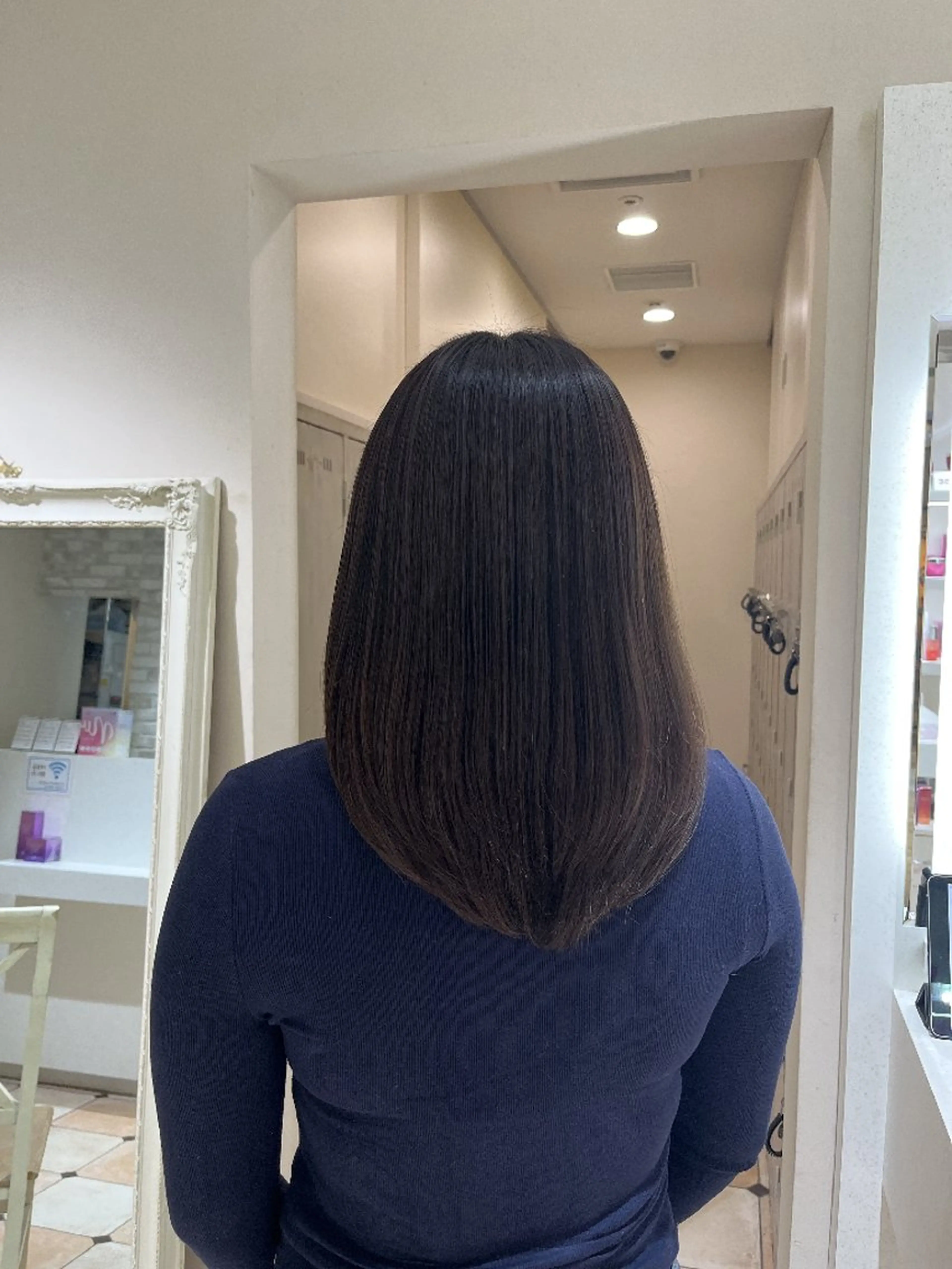 カラー グレージュ ラベンダーカラー ラベンダーグレージュ ラベンダーグレー ヘアカラー 森木 沙弥のヘアスタイル