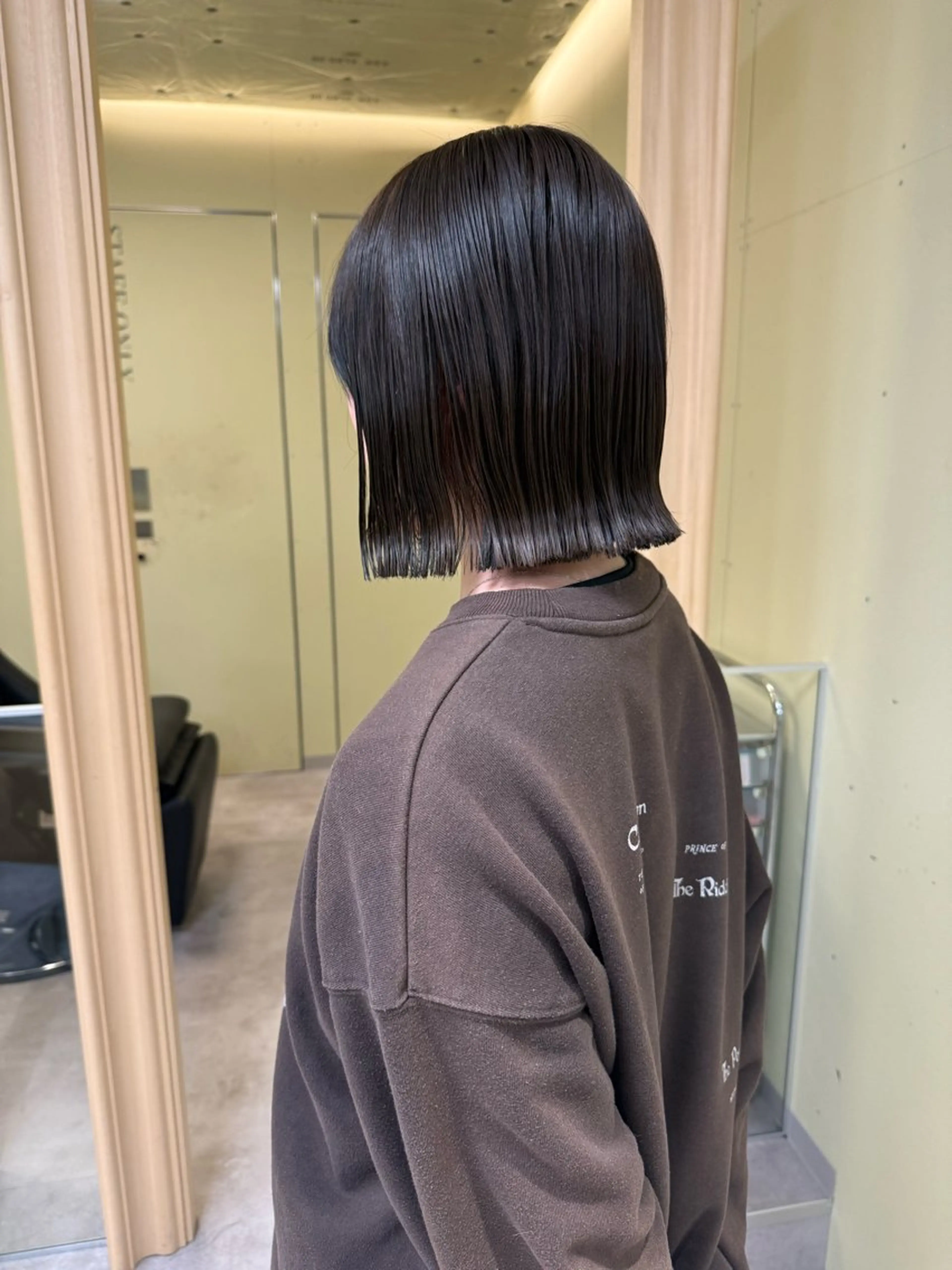 ショート カラー カット ヘアカラー トリートメント 伶風/ボブ/ ハッシュカットのヘアスタイル