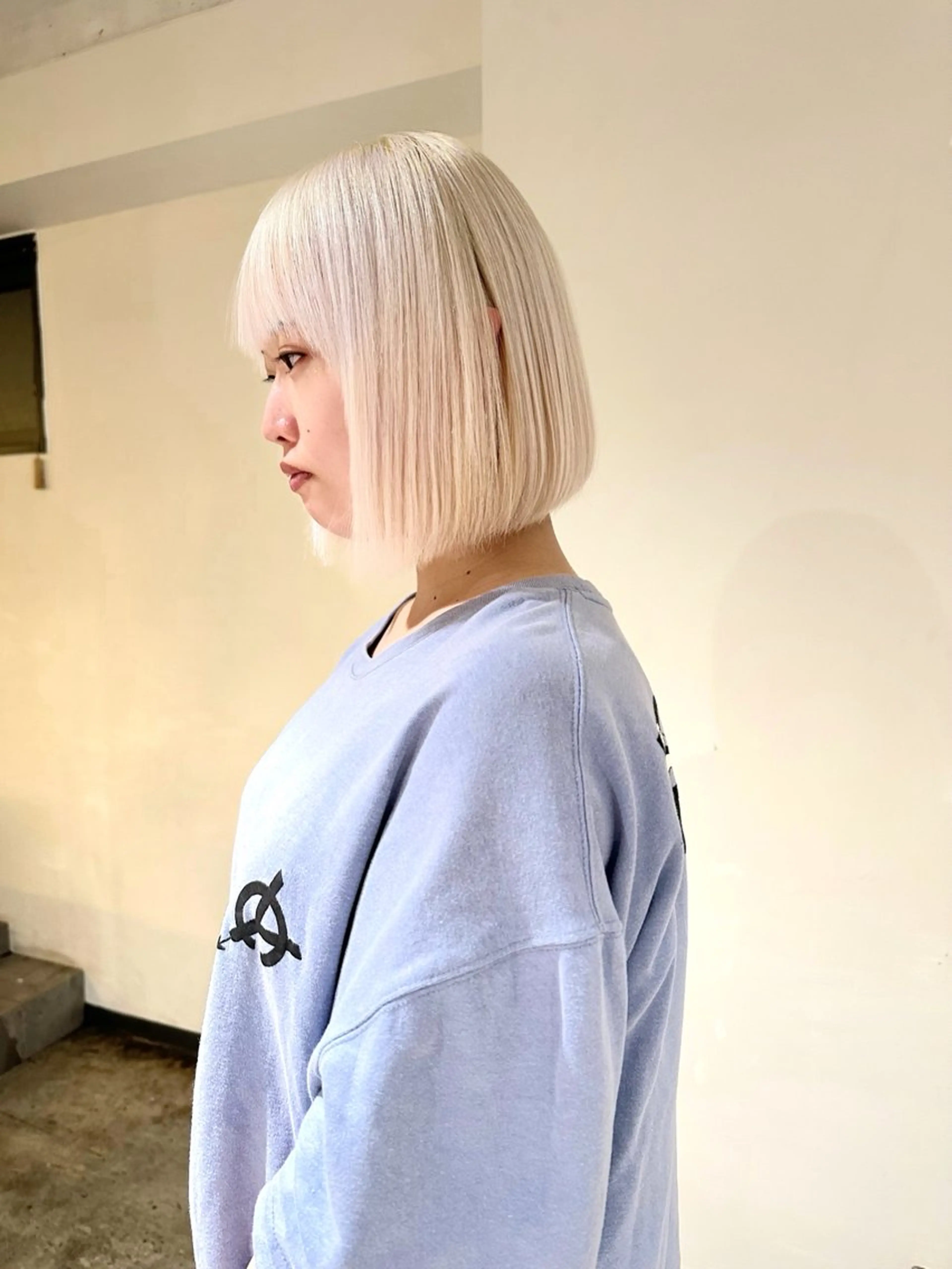 ミディアム カラー ヘアカラー トリートメント ヘアセット ✨艶ブリーチカラー ✨四ノ宮裕己のヘアスタイル