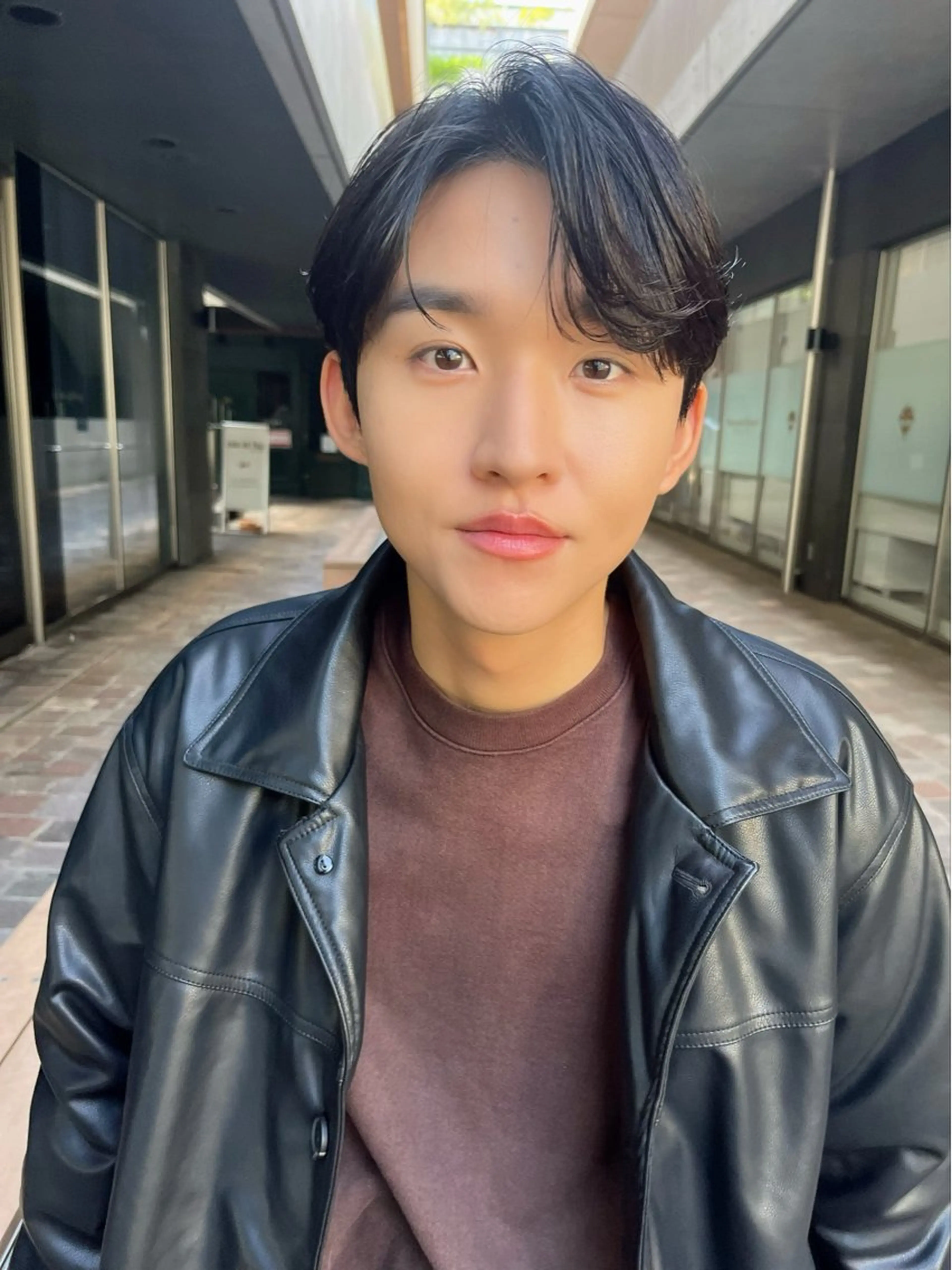 メンズ メンズ🍃ナチュラル 韓国風ヘアRENのヘアスタイル