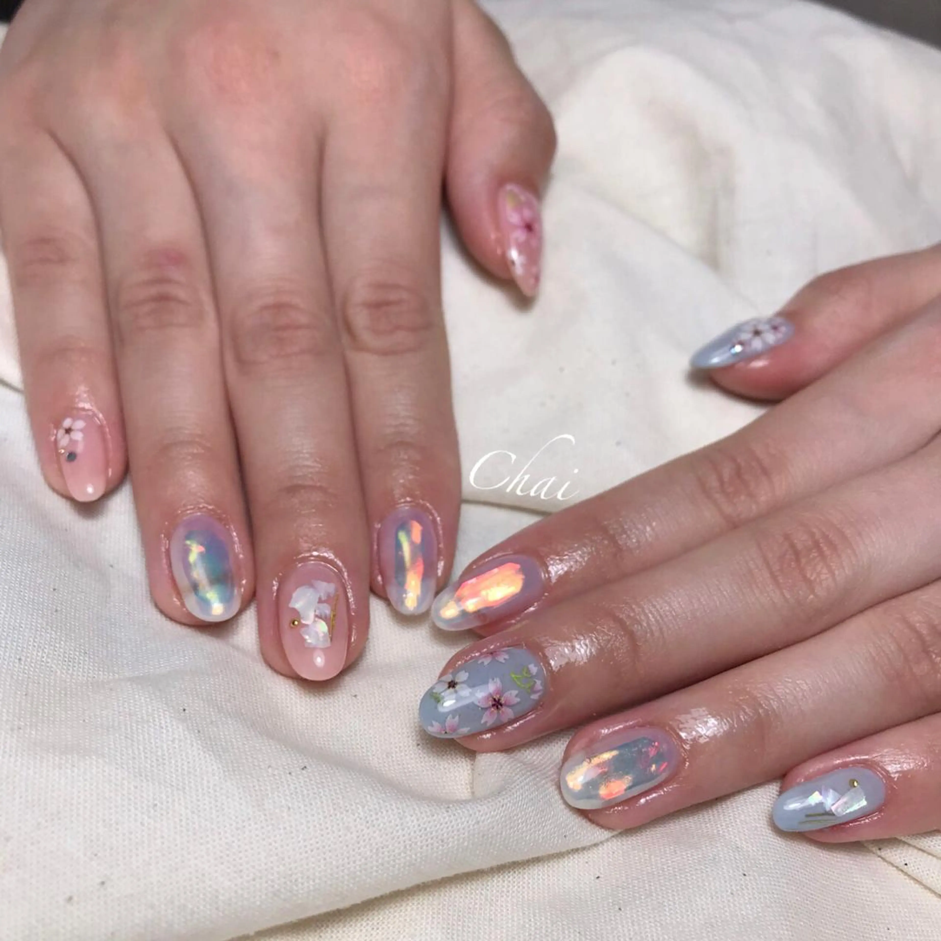 ネイル 持ち込み ハンドネイル 💅chainail _aiのネイルデザイン