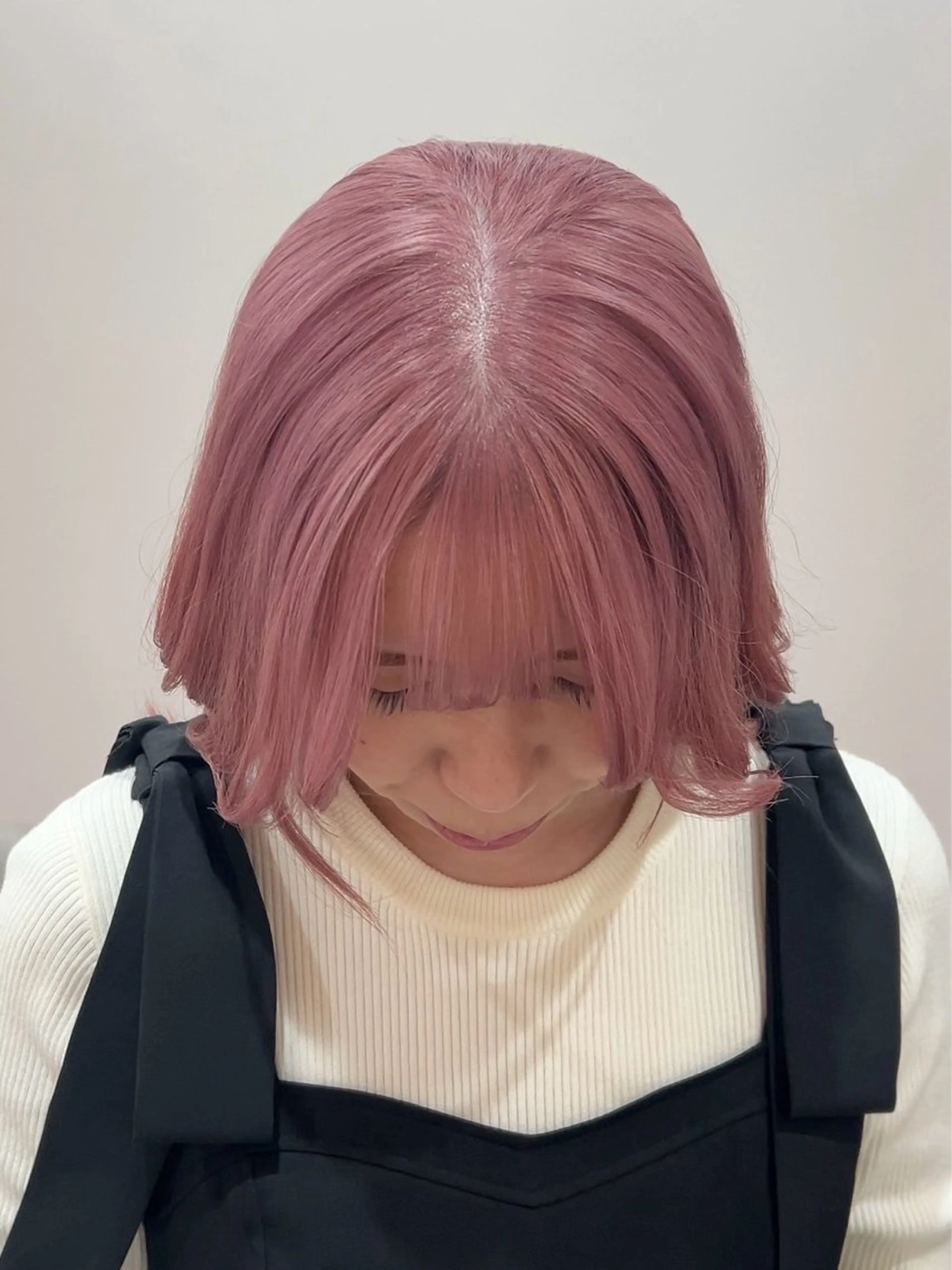 ロング カラー ベージュカラー ピンクカラー ピンクベージュ ヘアカラー トリートメント 透明感/ダブルカラー /🌸ERI🌸のヘアスタイル