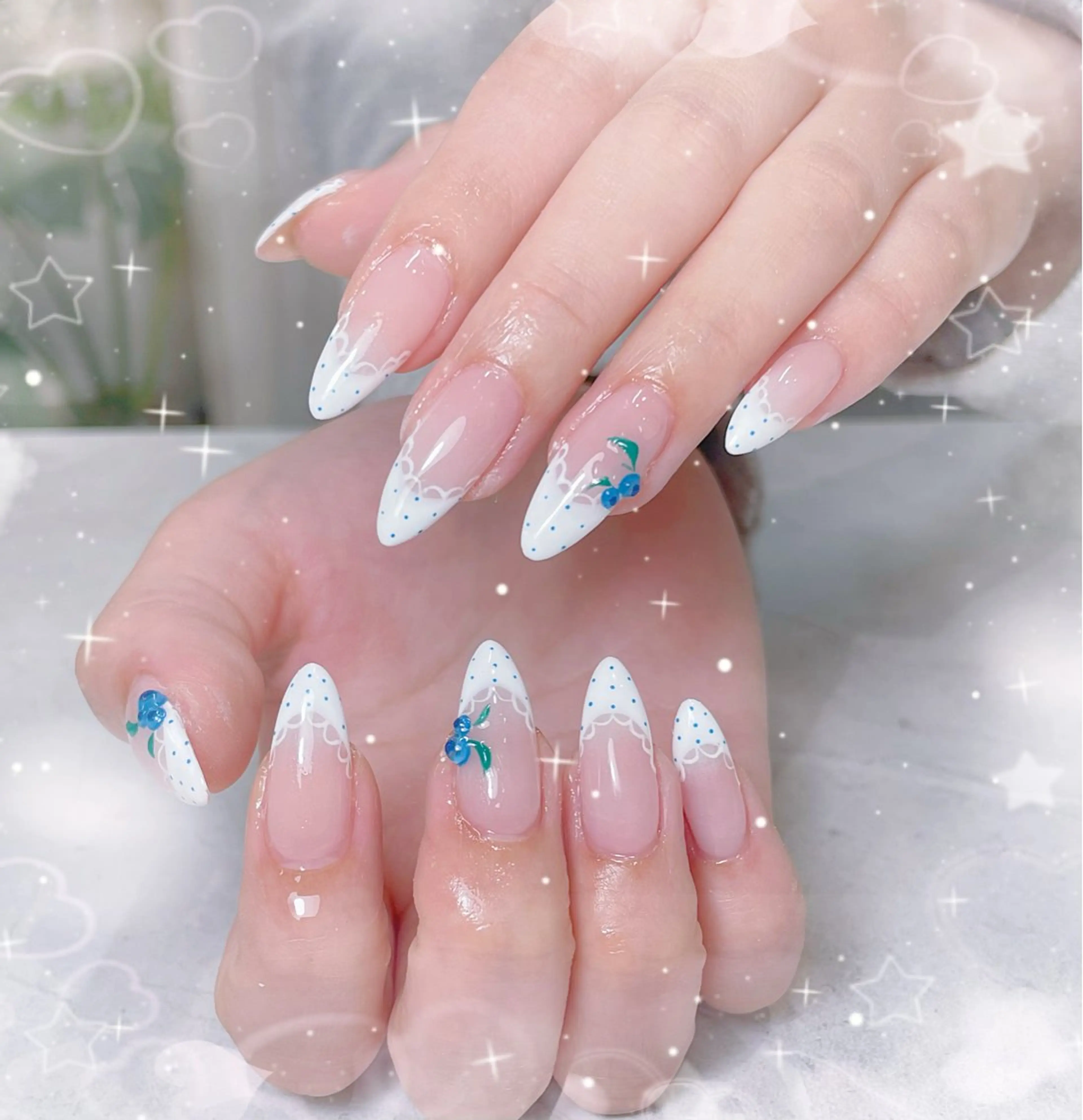 カラー グラデーションカラー ピンクカラー ハンドネイル AIN Nailのネイルデザイン