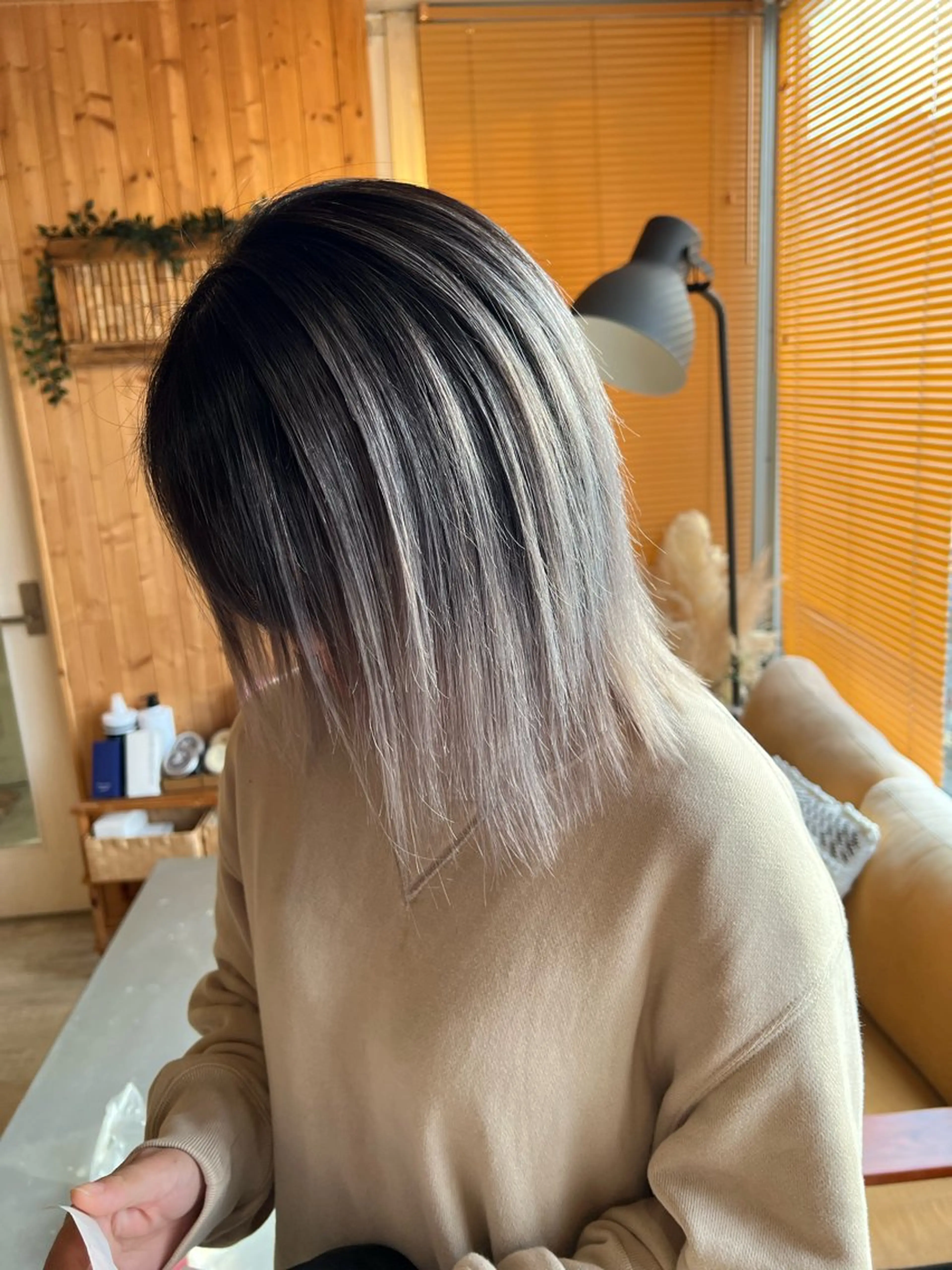 ミディアム 高山 滉太のヘアスタイル