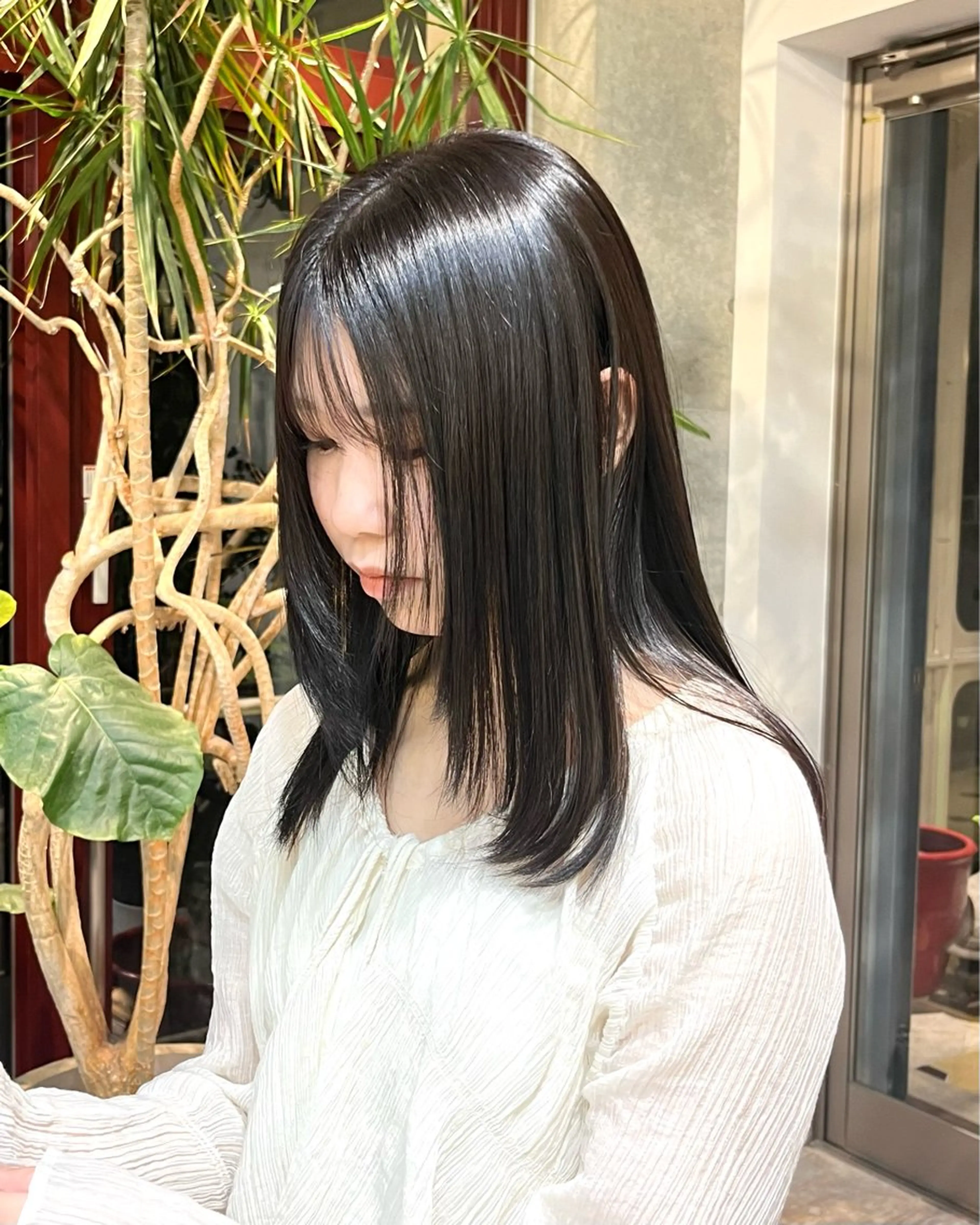 セミロング カラー amane ⟡のヘアスタイル