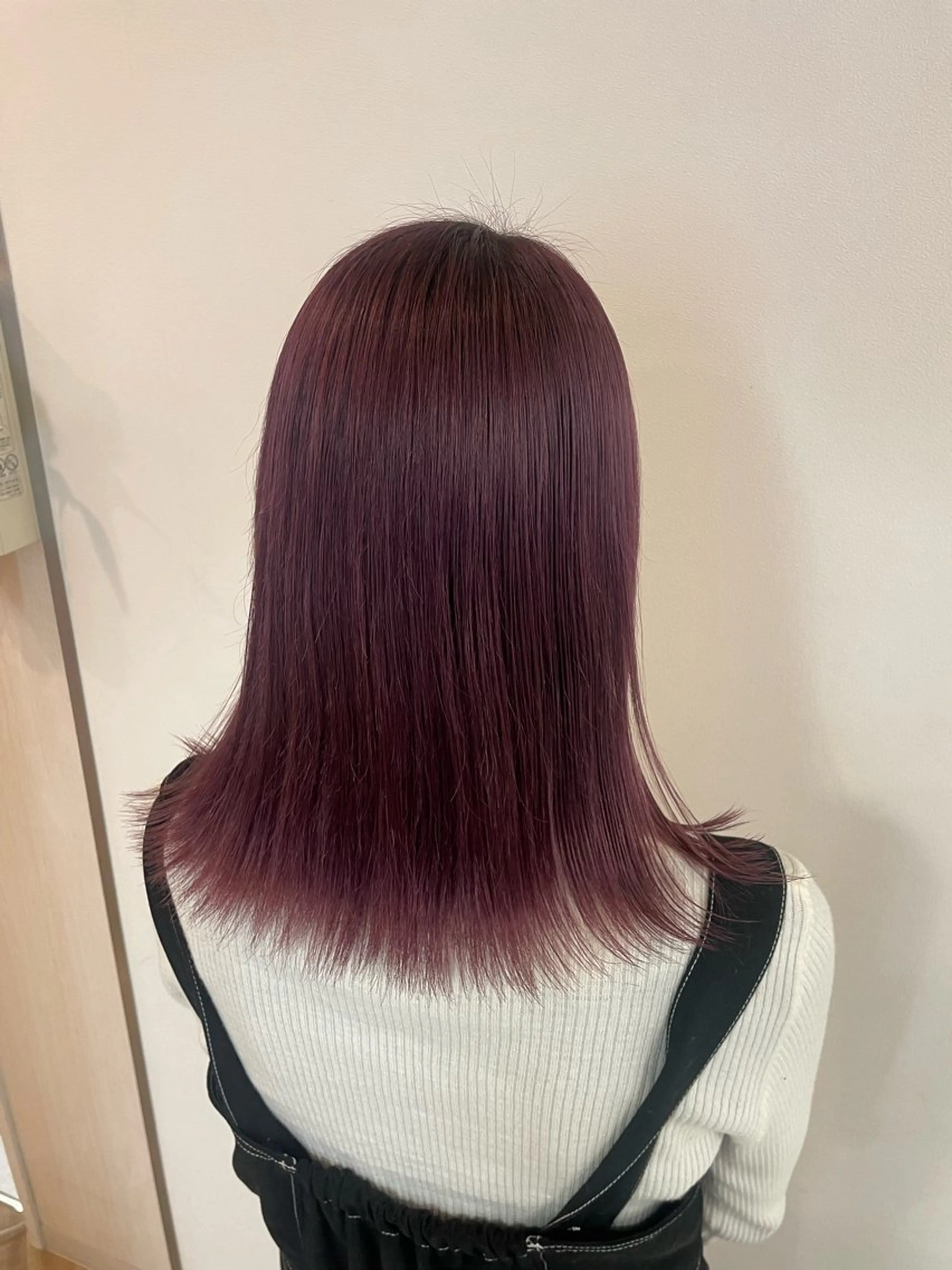セミロング カラー ヘアアレンジ ラベンダーカラー ピンクカラー ピンクラベンダー カット ヘアカラー トリートメント ダブルカラー/ レイヤー🍒齋藤 澪のヘアスタイル