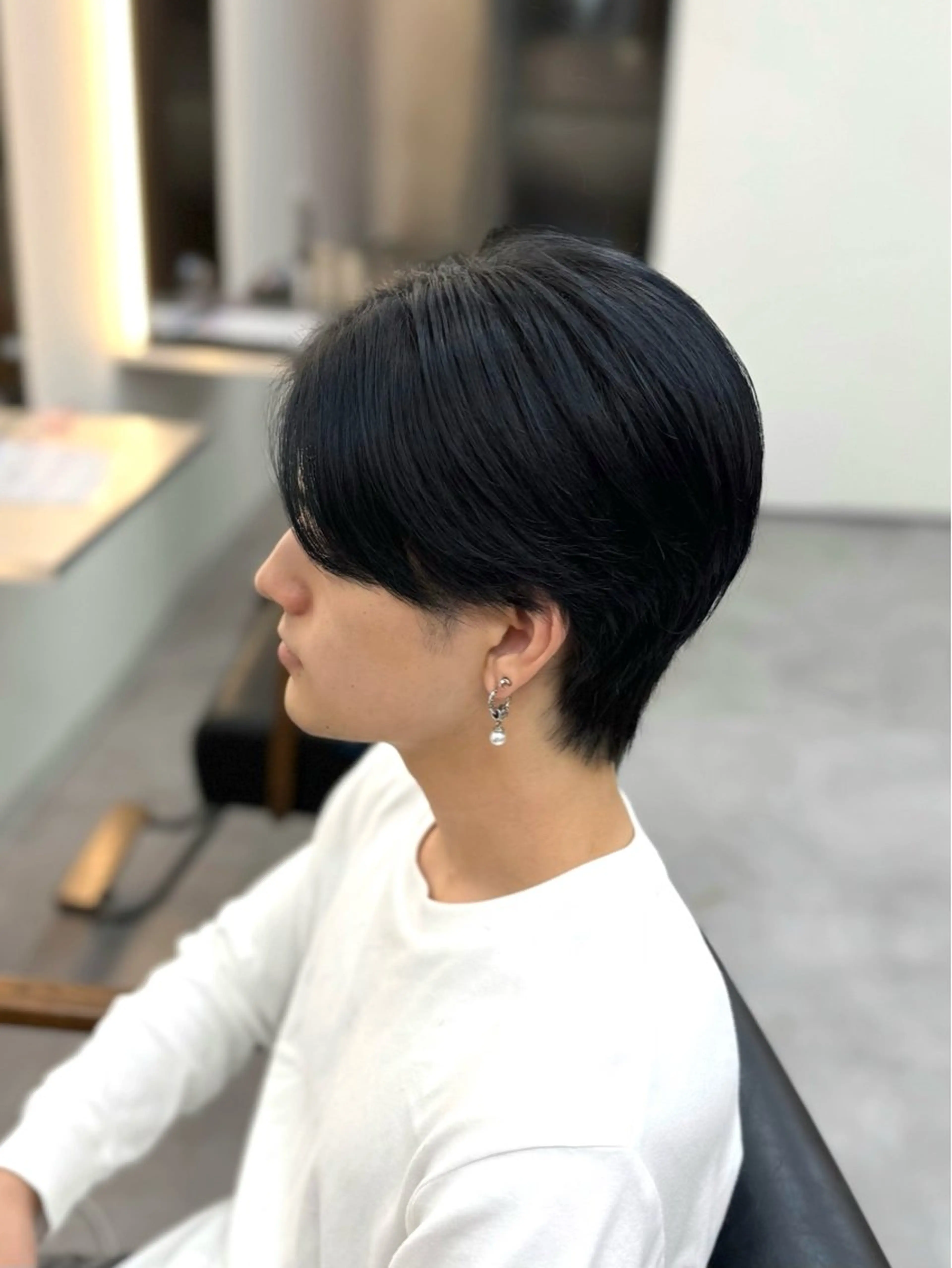 ショート カット ヘアカラー RIENS xreaのヘアスタイル