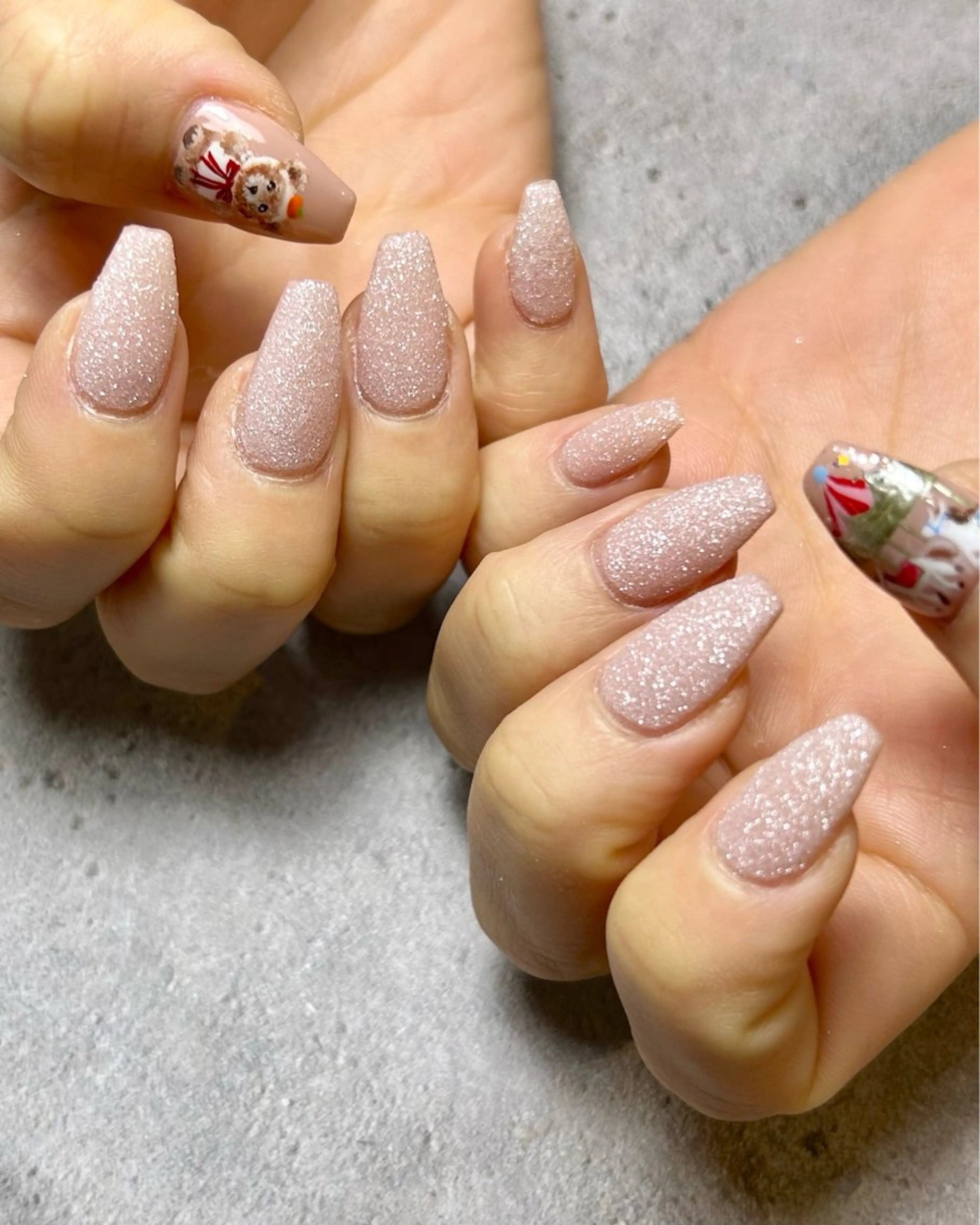 ネイル アートネイル キラキラネイル ハンドネイル Reflection marikoのネイルデザイン