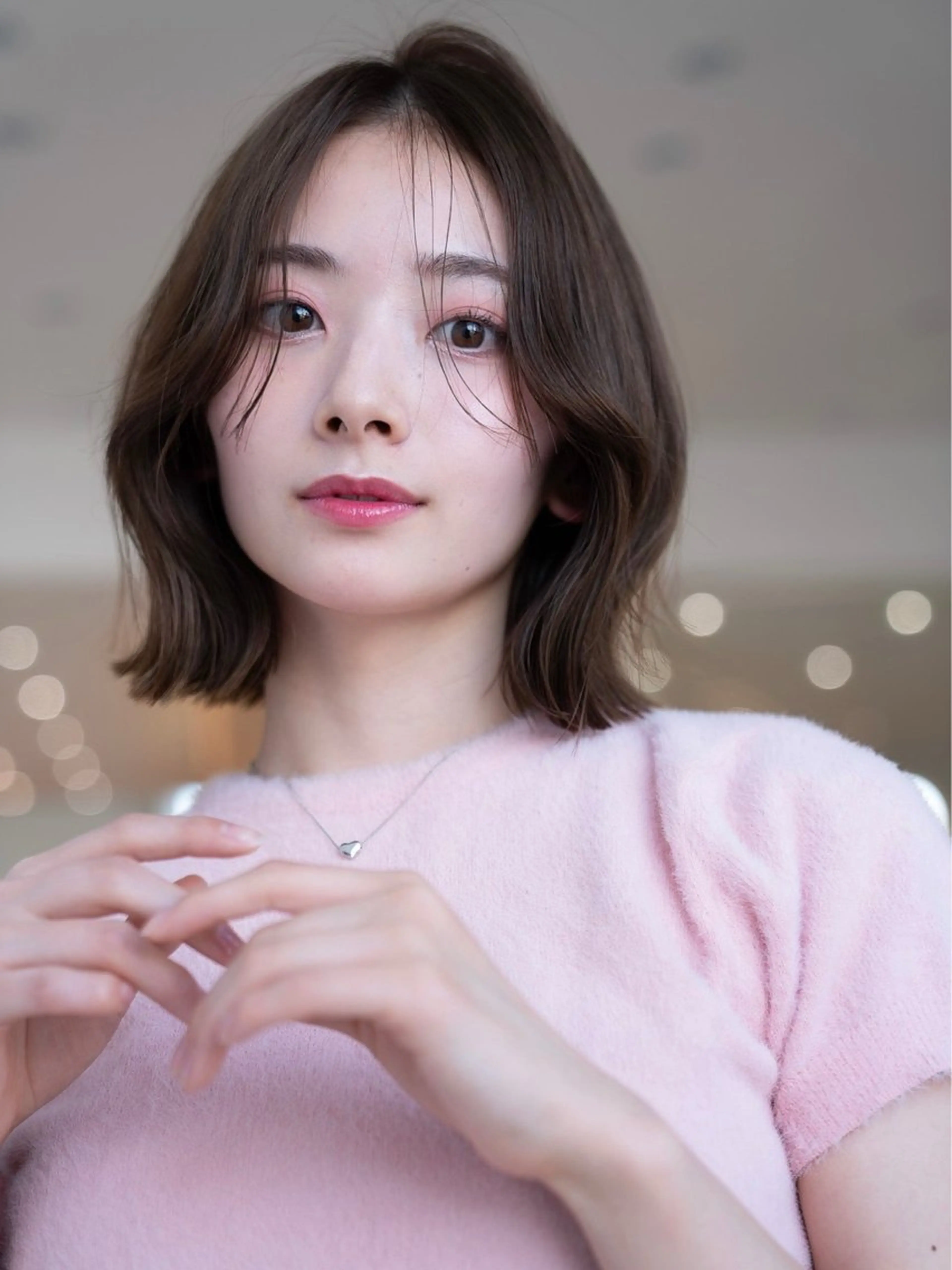 ミディアム カラー カット ヘアカラー トリートメント 🉐レイヤー/塩見 弘樹🉐渋谷のヘアスタイル