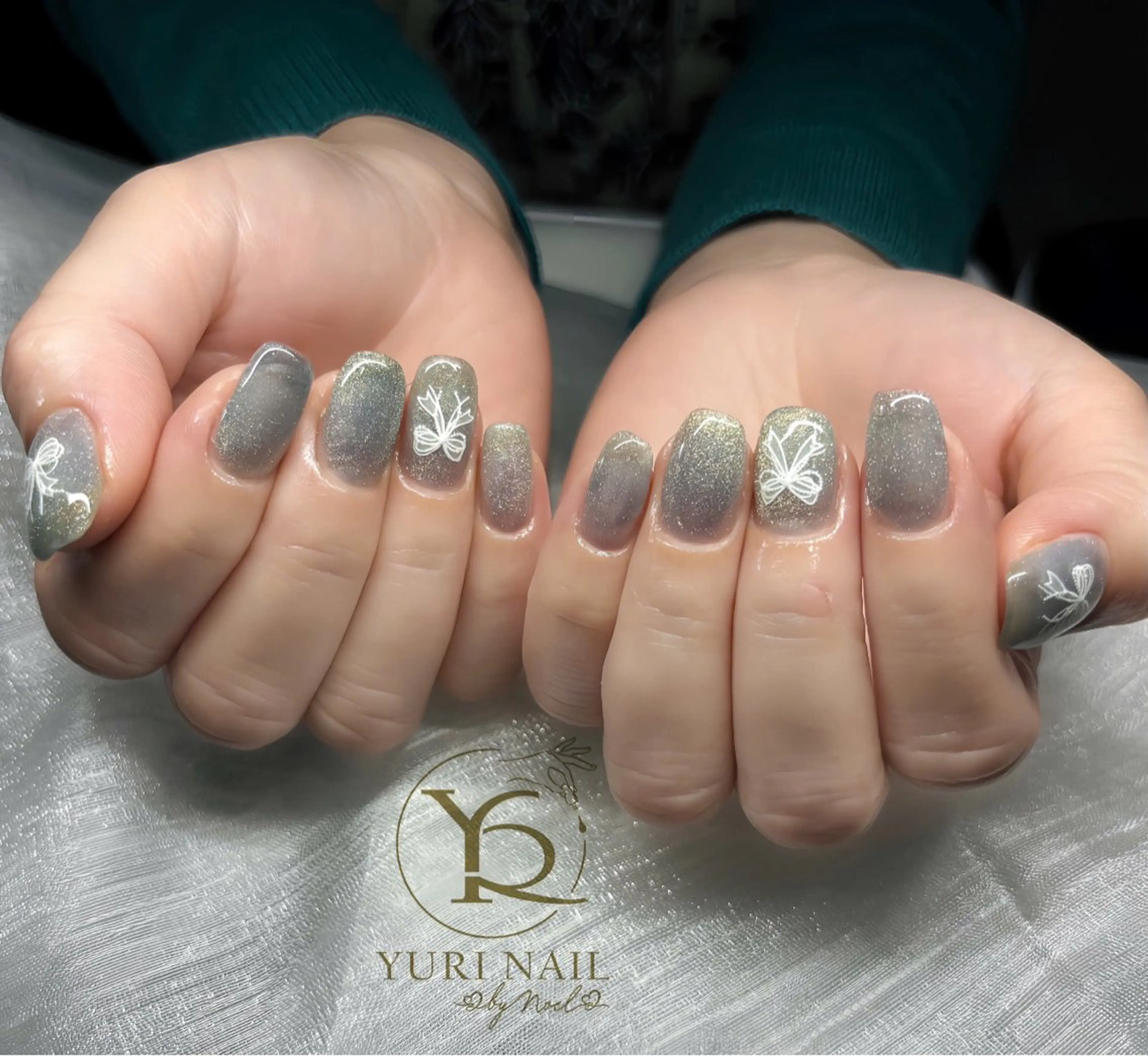 ネイル チークネイル フットネイル グラデーション 韓国ネイル 持ち込み ハンドネイル フットネイル ハンドケア YURI Nail Narita所属・YURI Nail NARITAのネイルデザイン