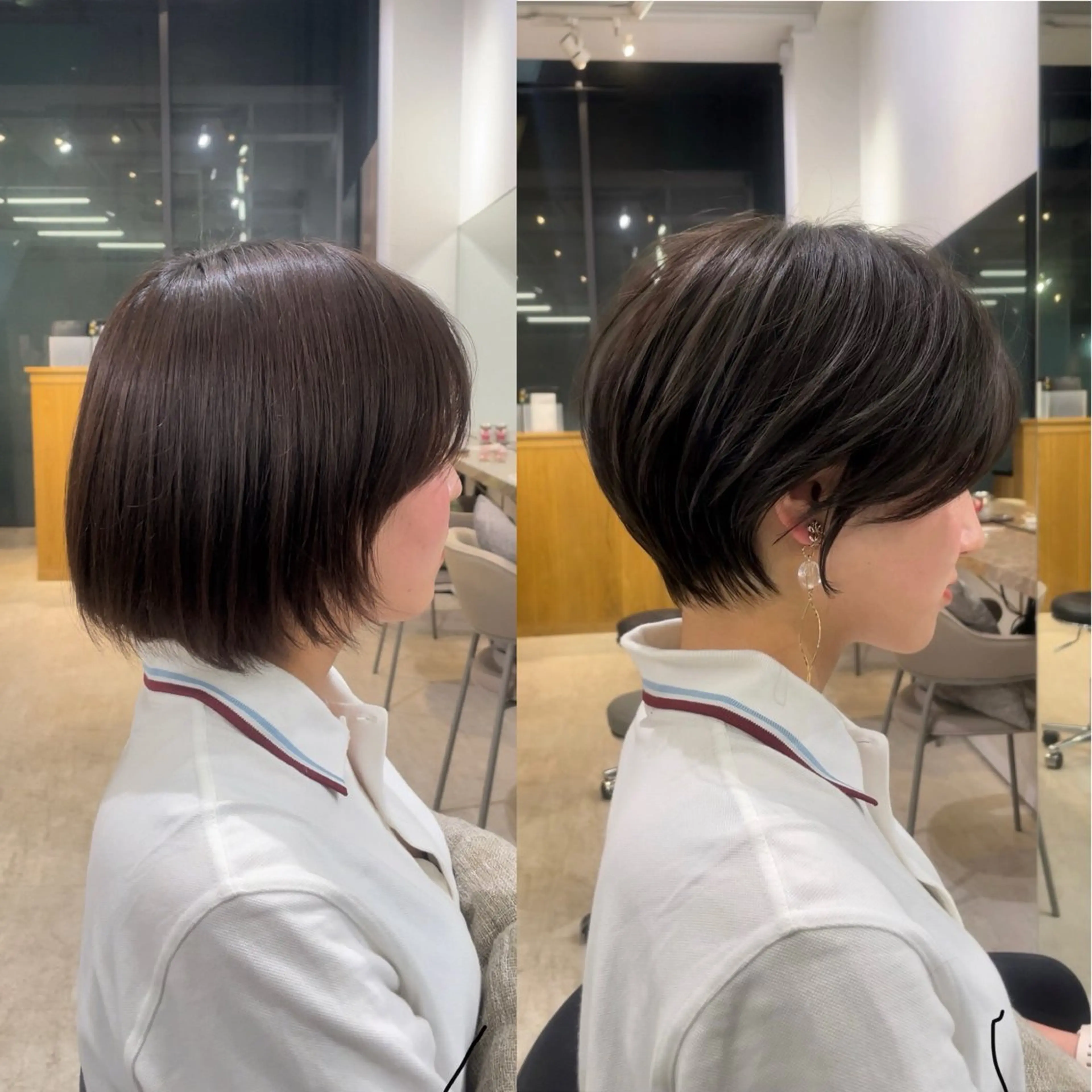 ショート カット トリートメント ✨−5歳大人ショート ヘア✨れいじのヘアスタイル