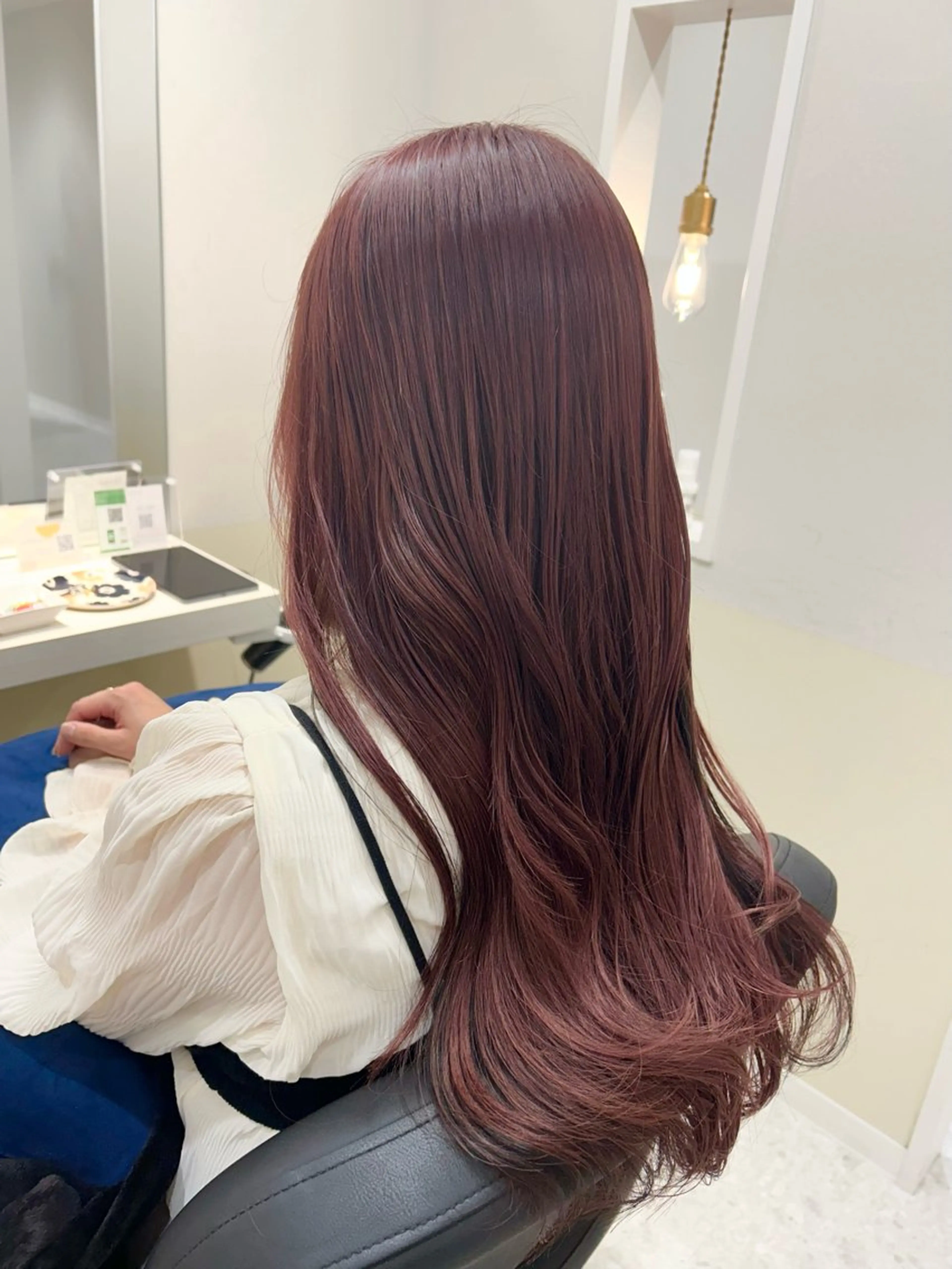 ロング カラー ブリーチ ダブルカラー ラベンダーカラー ブリーチなしカラー ピンクカラー 🩰ニシムラヒカリ 半個室salon♡*のヘアスタイル