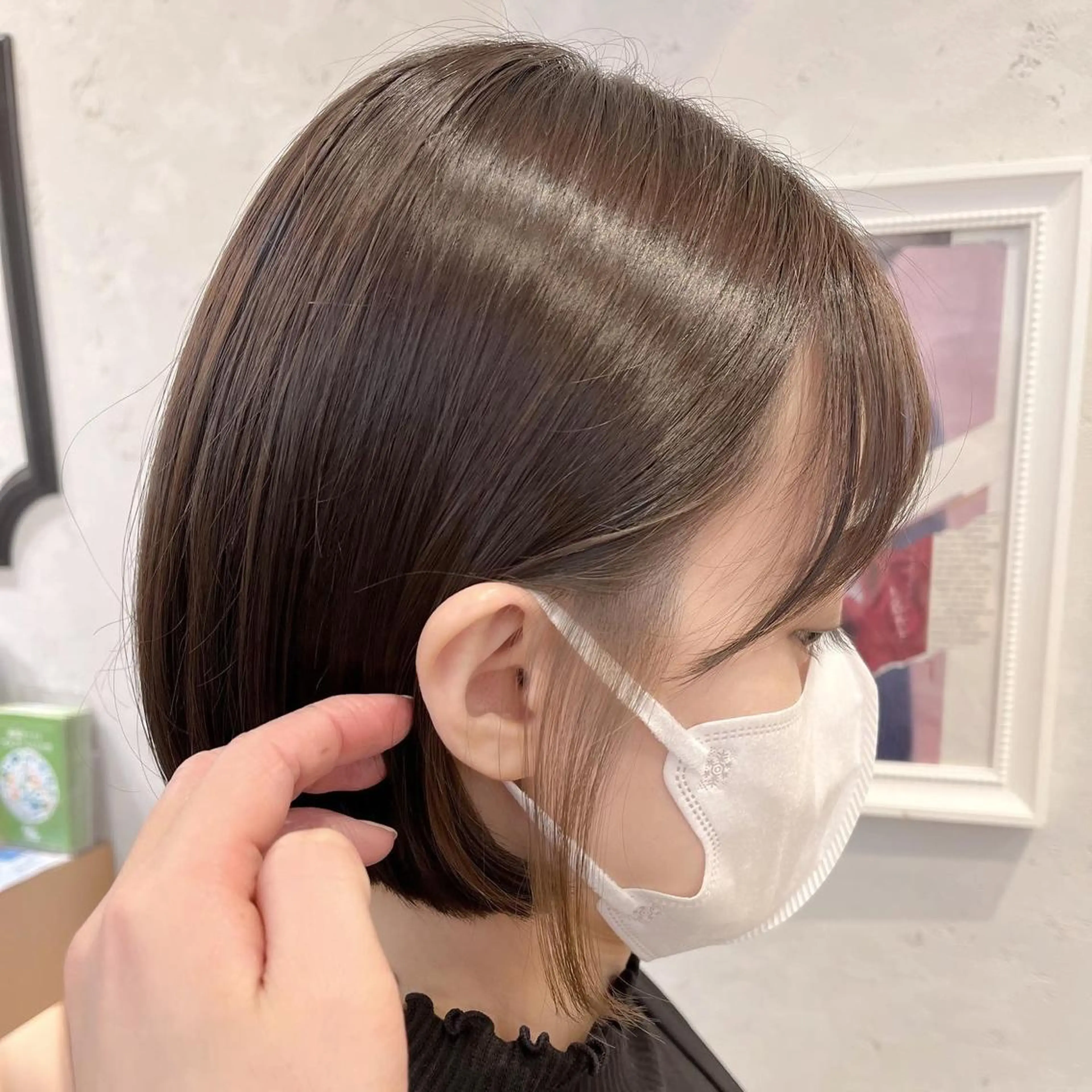 ショート カット ヘアカラー 透明感カラー│ レイヤーヘア中居美樹のヘアスタイル