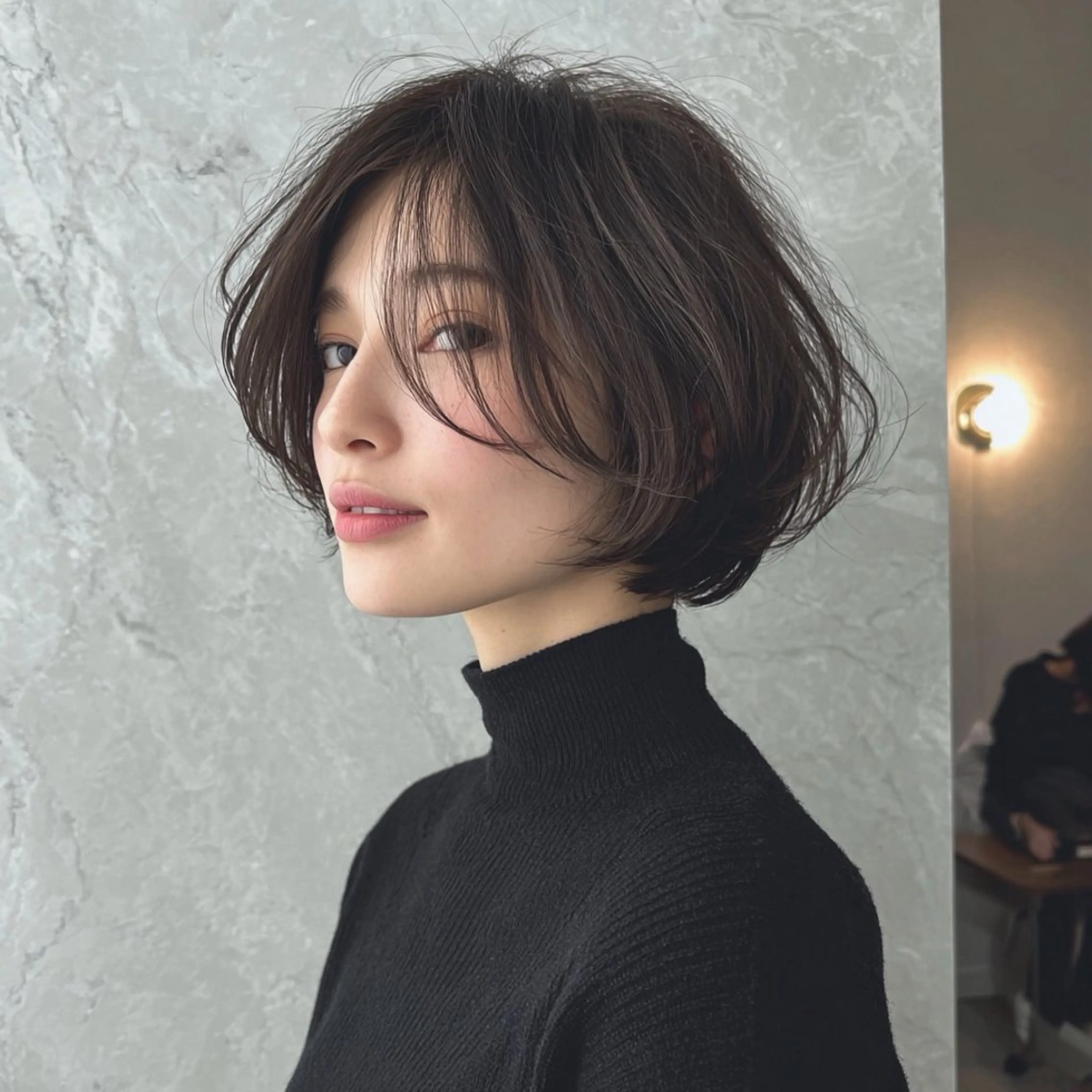 ショート ボブ ショート✨縮毛矯正 メゾンカシミヤ宮崎のヘアスタイル