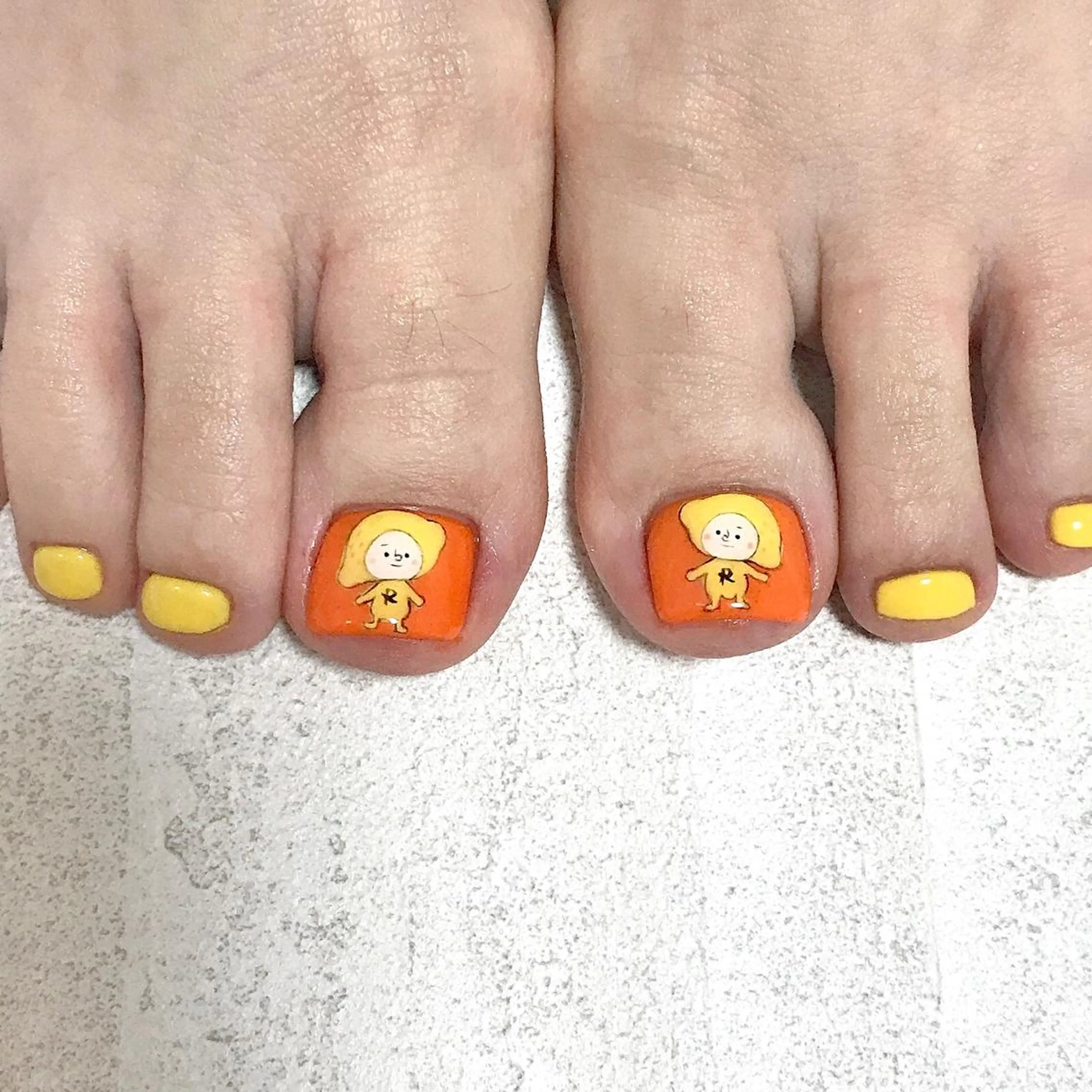 ネイル アートネイル フットネイル ワンカラーネイル ステラ marikominoのネイルデザイン