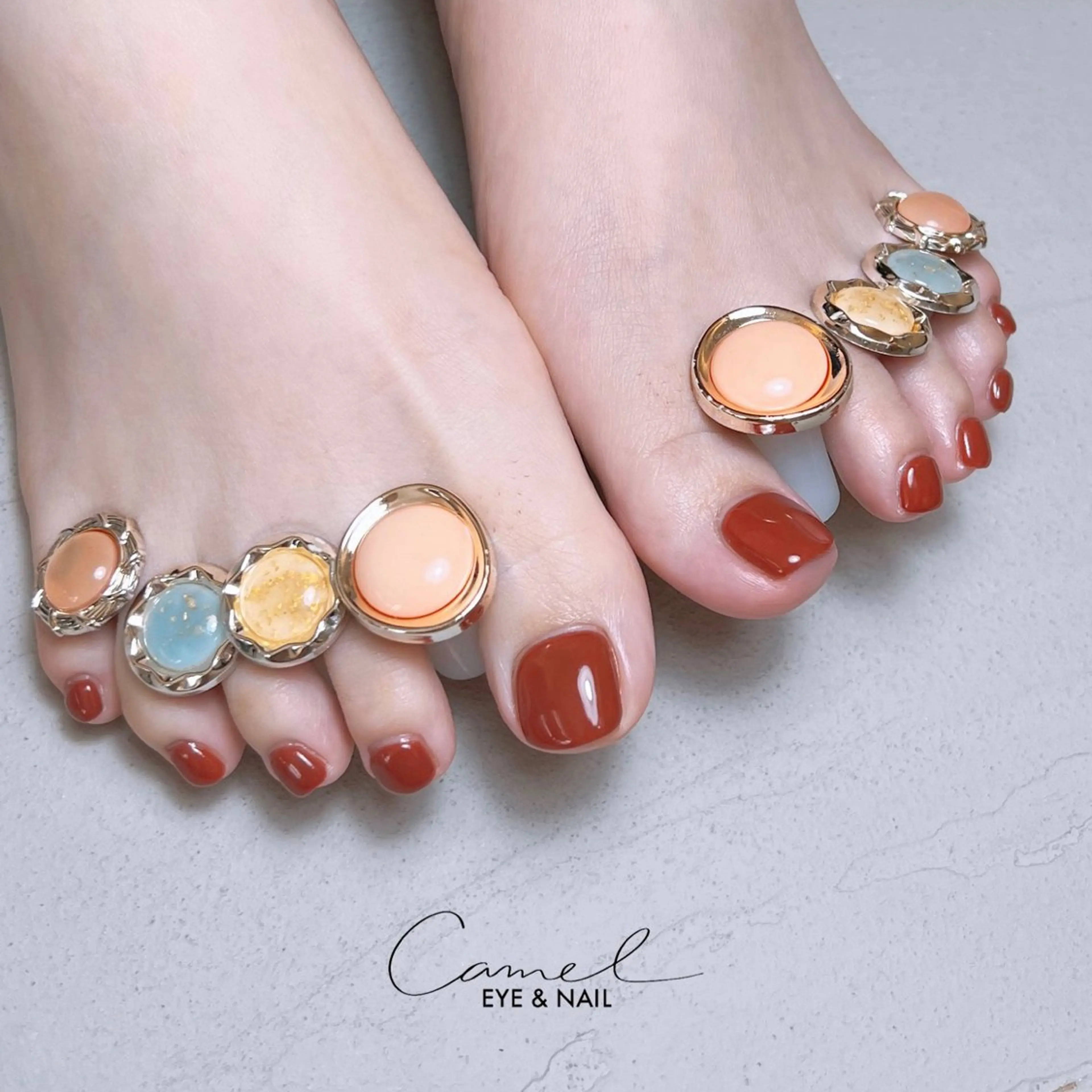 ネイル フットネイル camel NAKAMURAのネイルデザイン