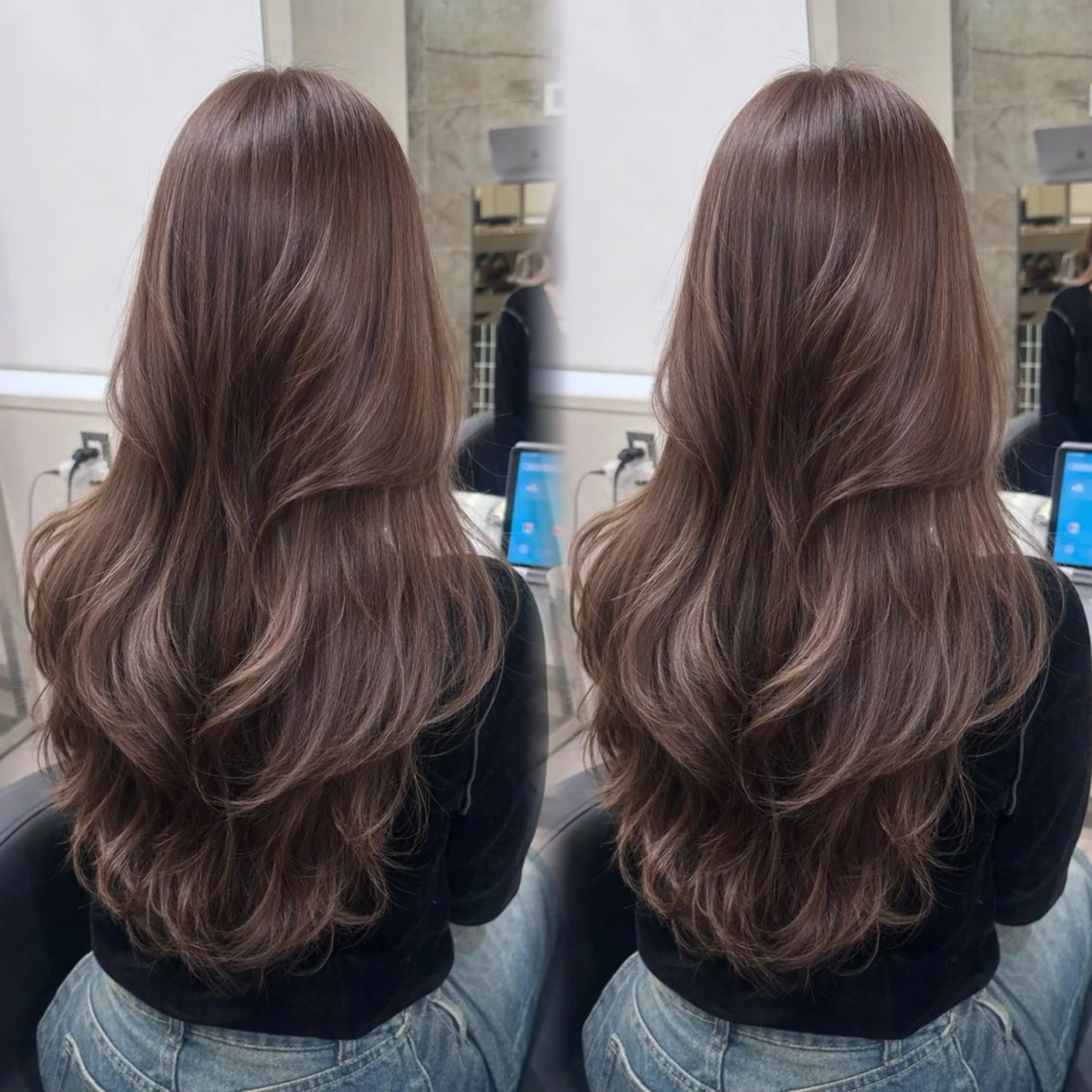 🩶꒰ ミニモ限定価格⭐️꒱🩶透明感カラー+2stepトリートメントの写真