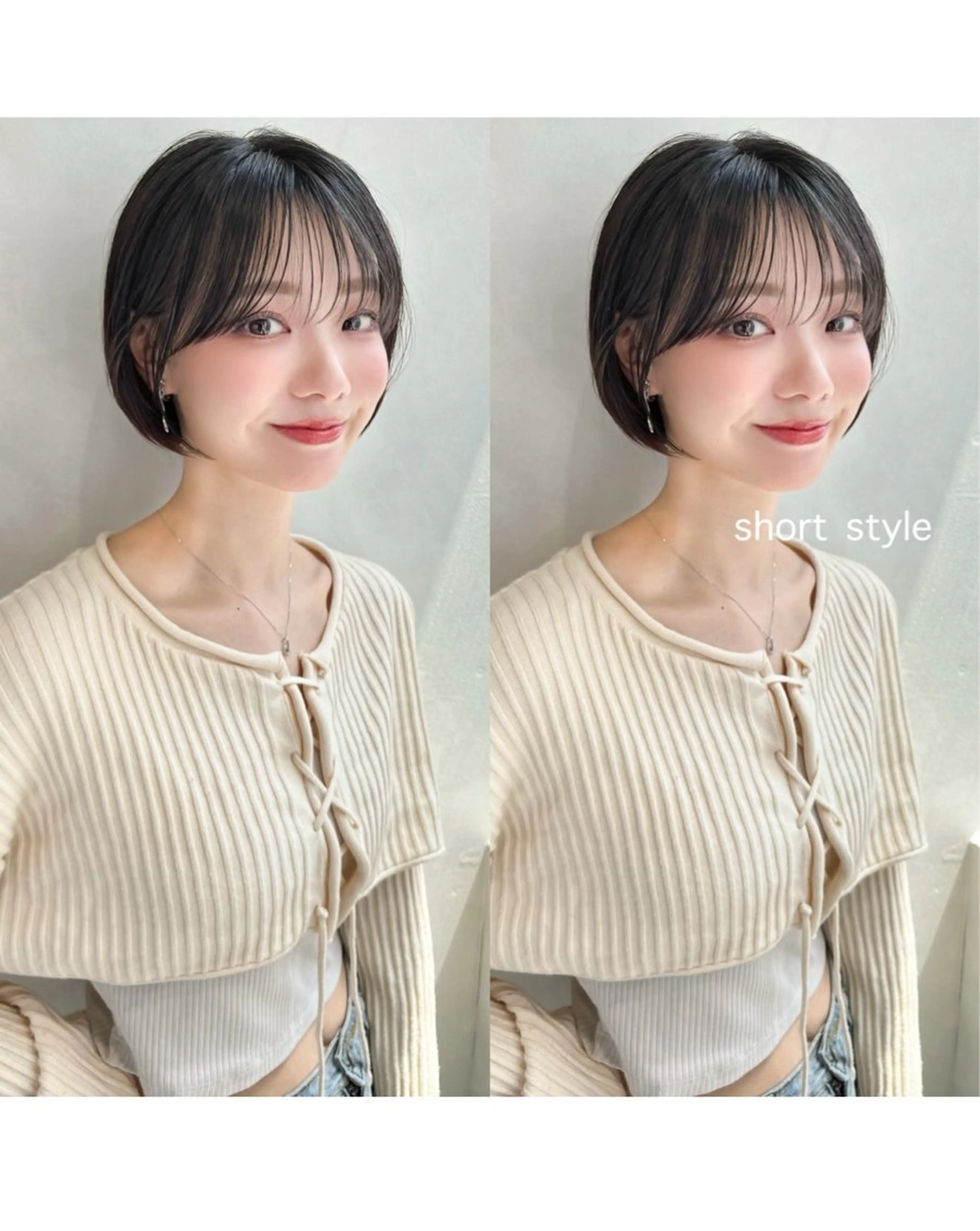 ショート 未来 【ボブ・ショート⠀】のヘアスタイル