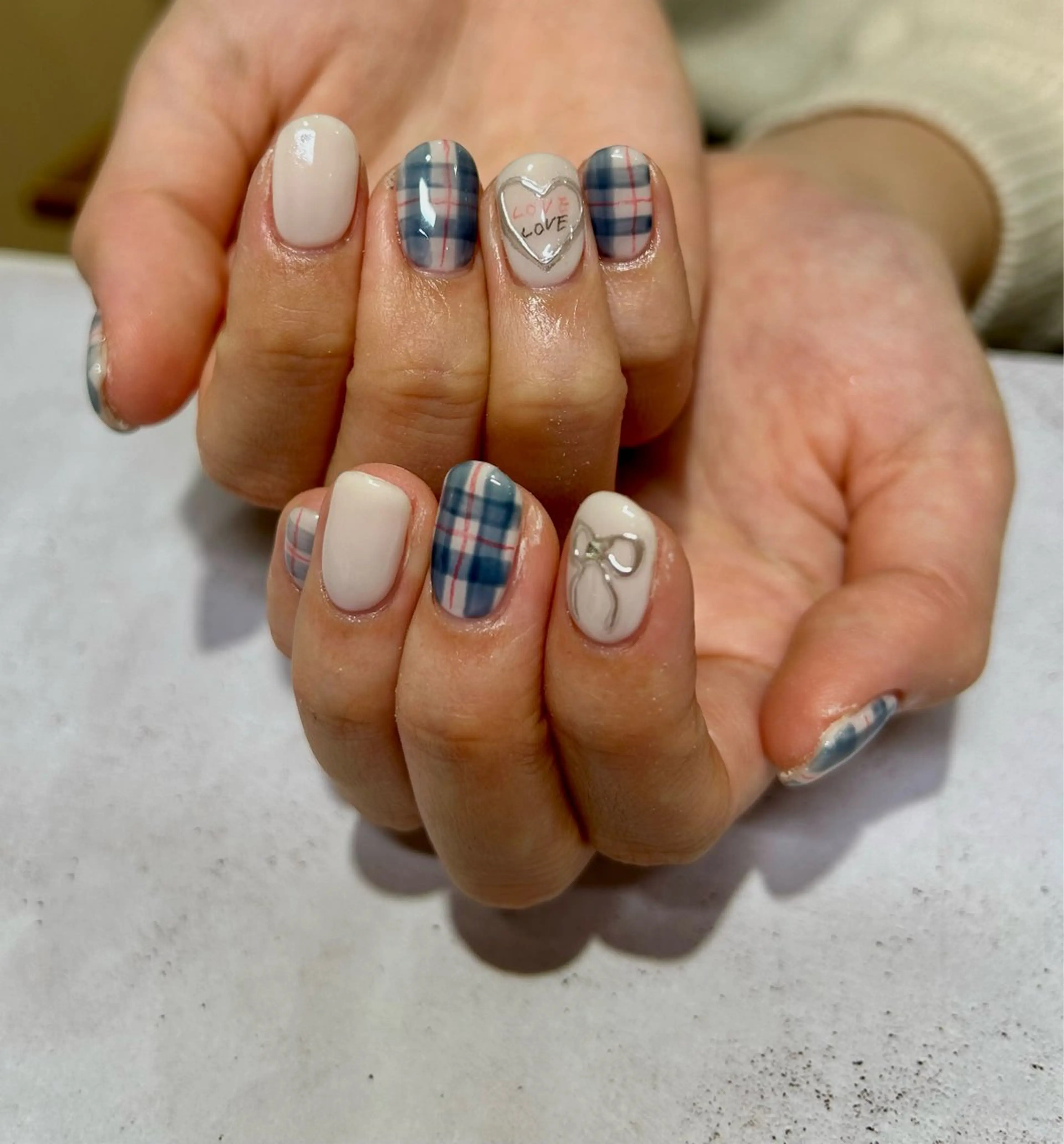 ネイル ハンドネイル 福田 麻耶のネイルデザイン