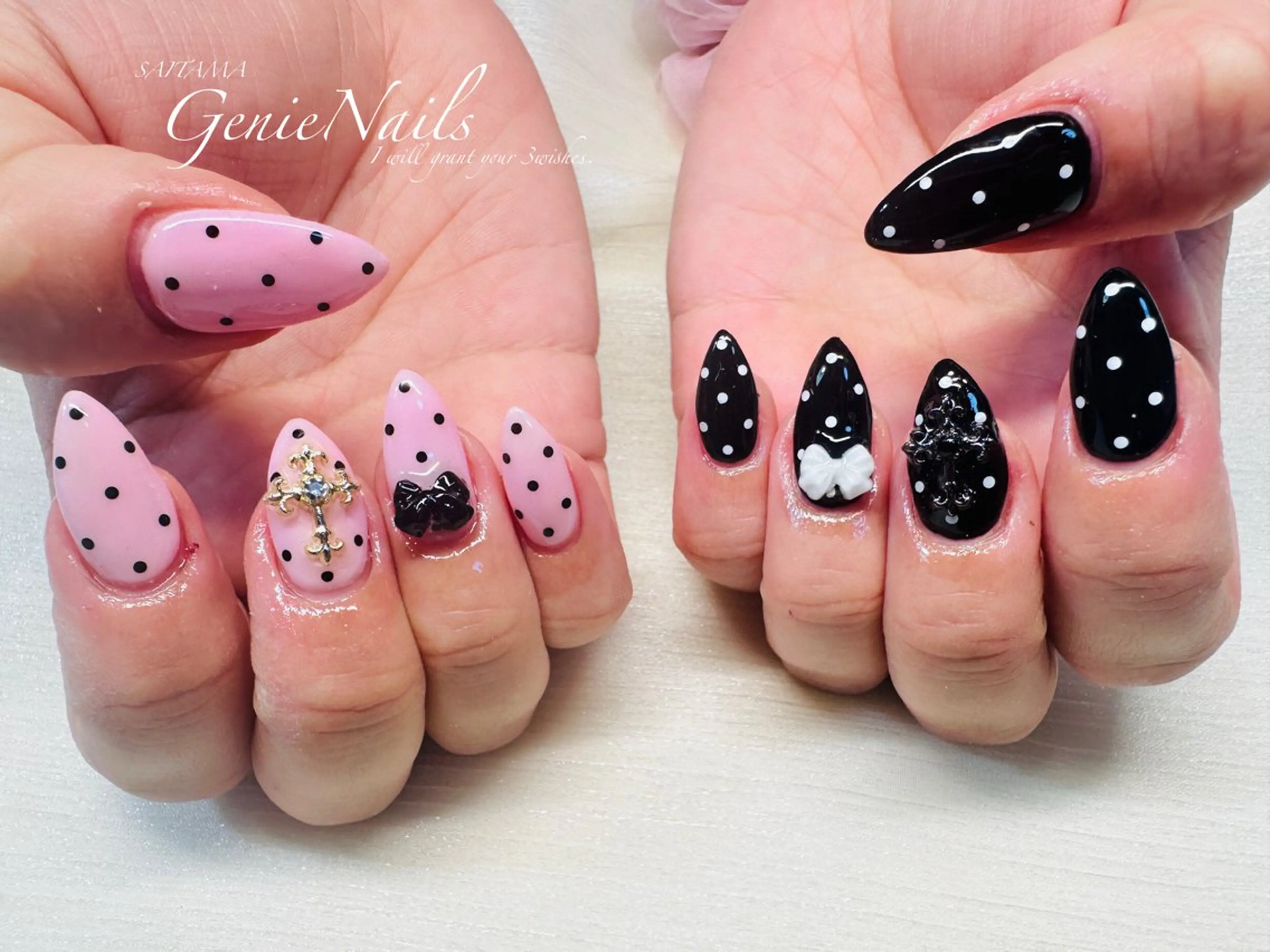 メンズ ネイル アートネイル 氷ネイル・うるうるネイル ロングネイル メンズネイル 持ち込み Genie Nailsのネイルデザイン