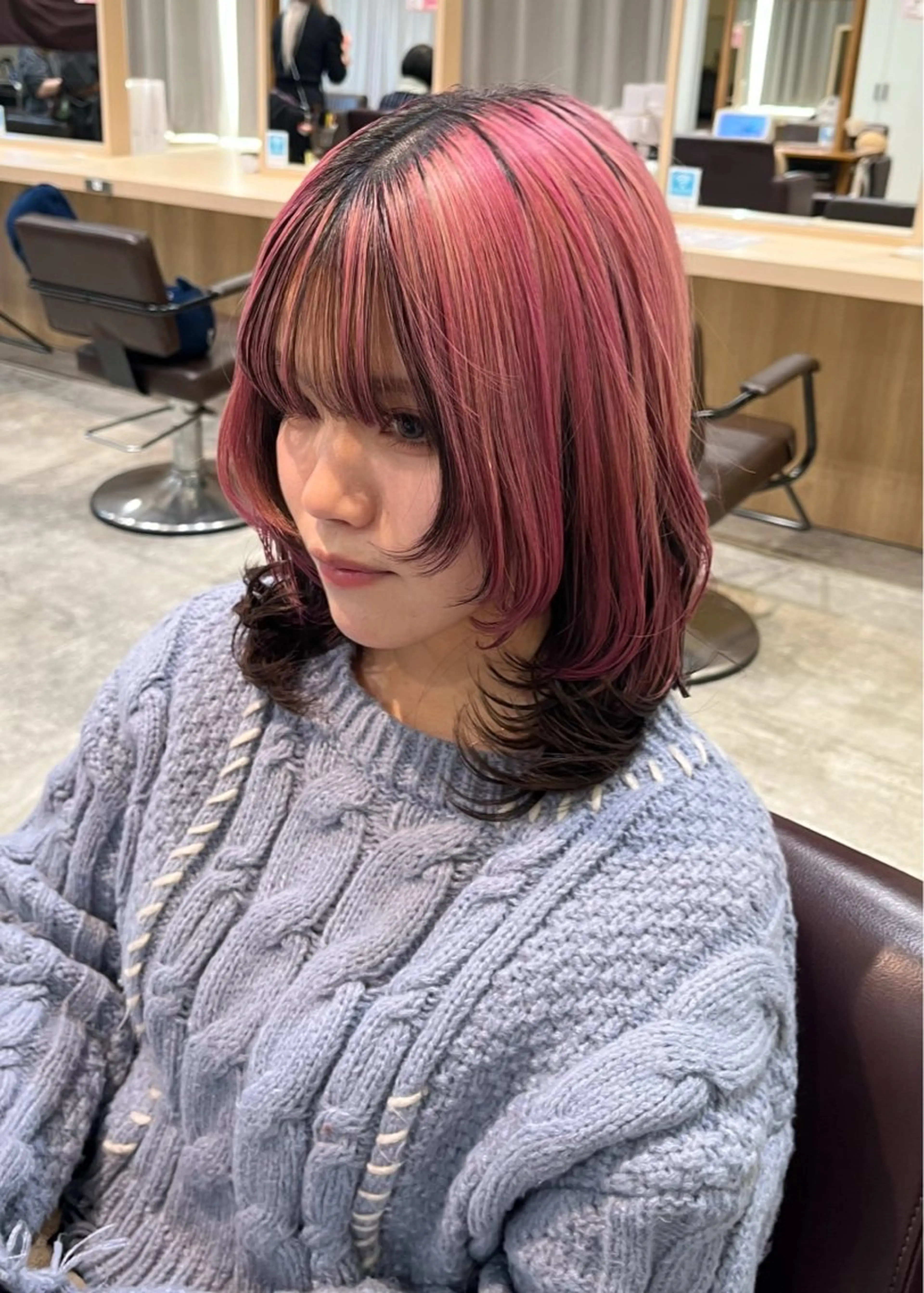 カラー エクステ/暖色/ ブリーチ/せいかのヘアスタイル