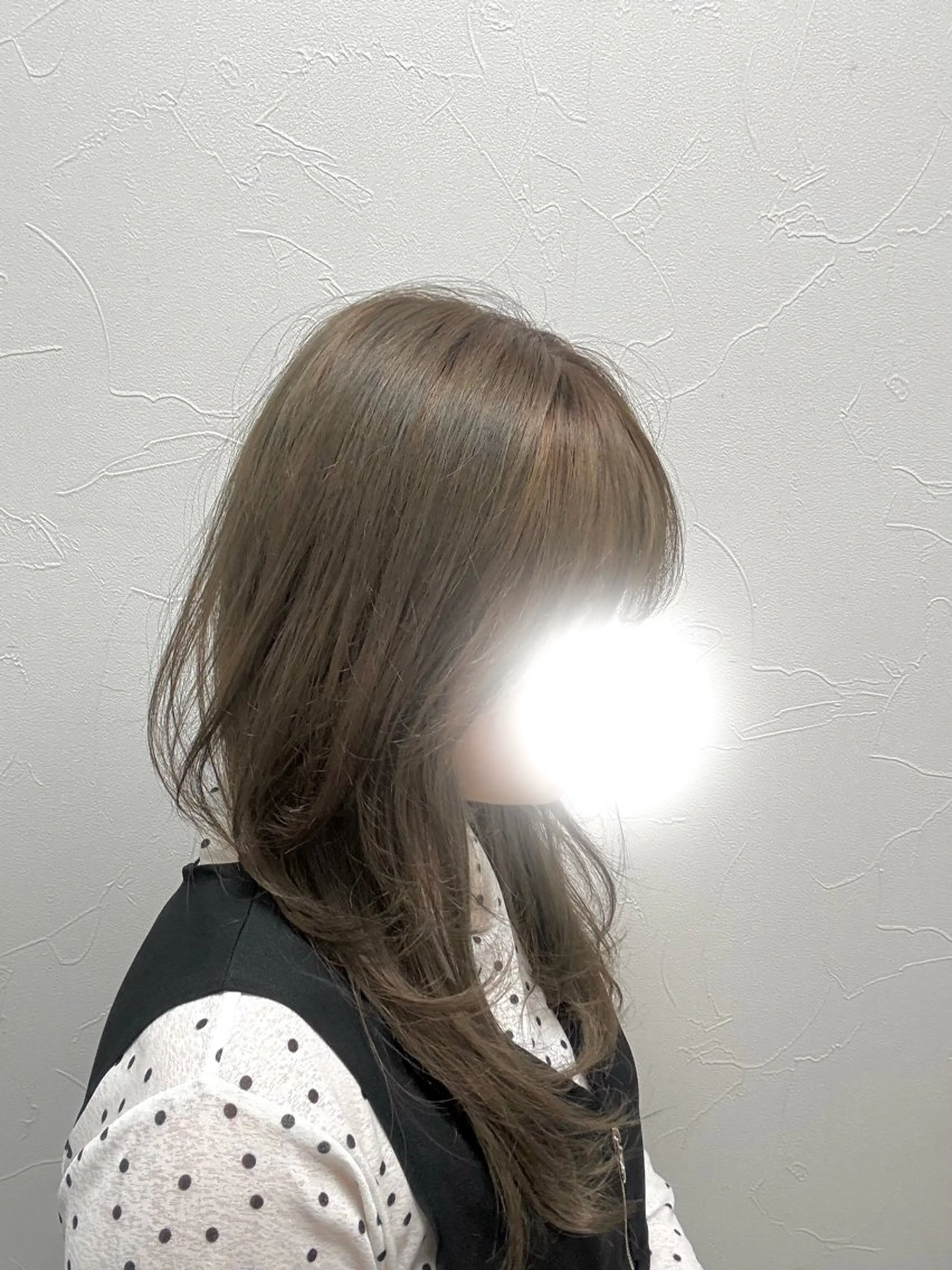 セミロング レイヤーカット カット ヘアカラー 多田 優香のヘアスタイル