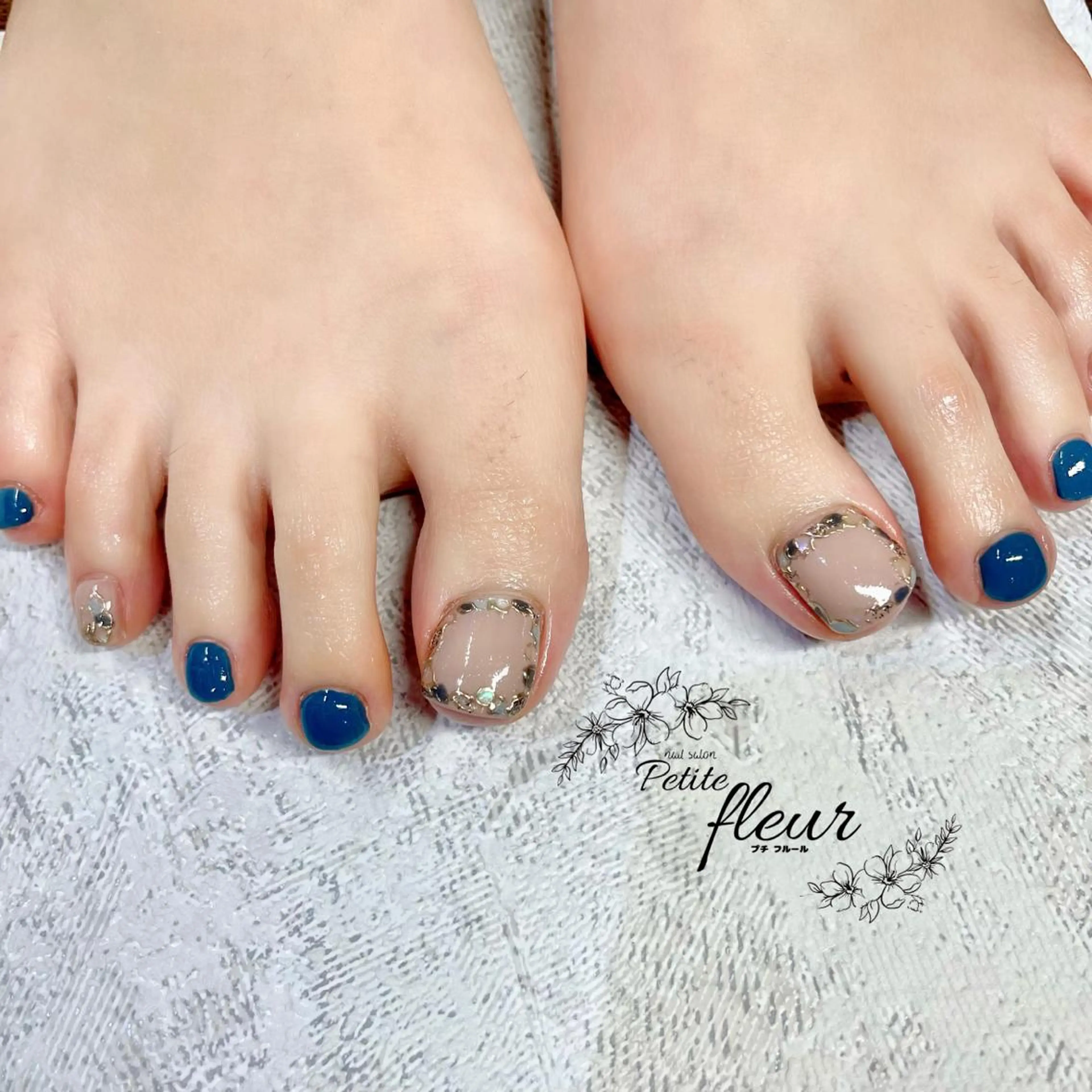 ネイル フットネイル ❁⃘*。Petite fleur❁⃘*りさのネイルデザイン