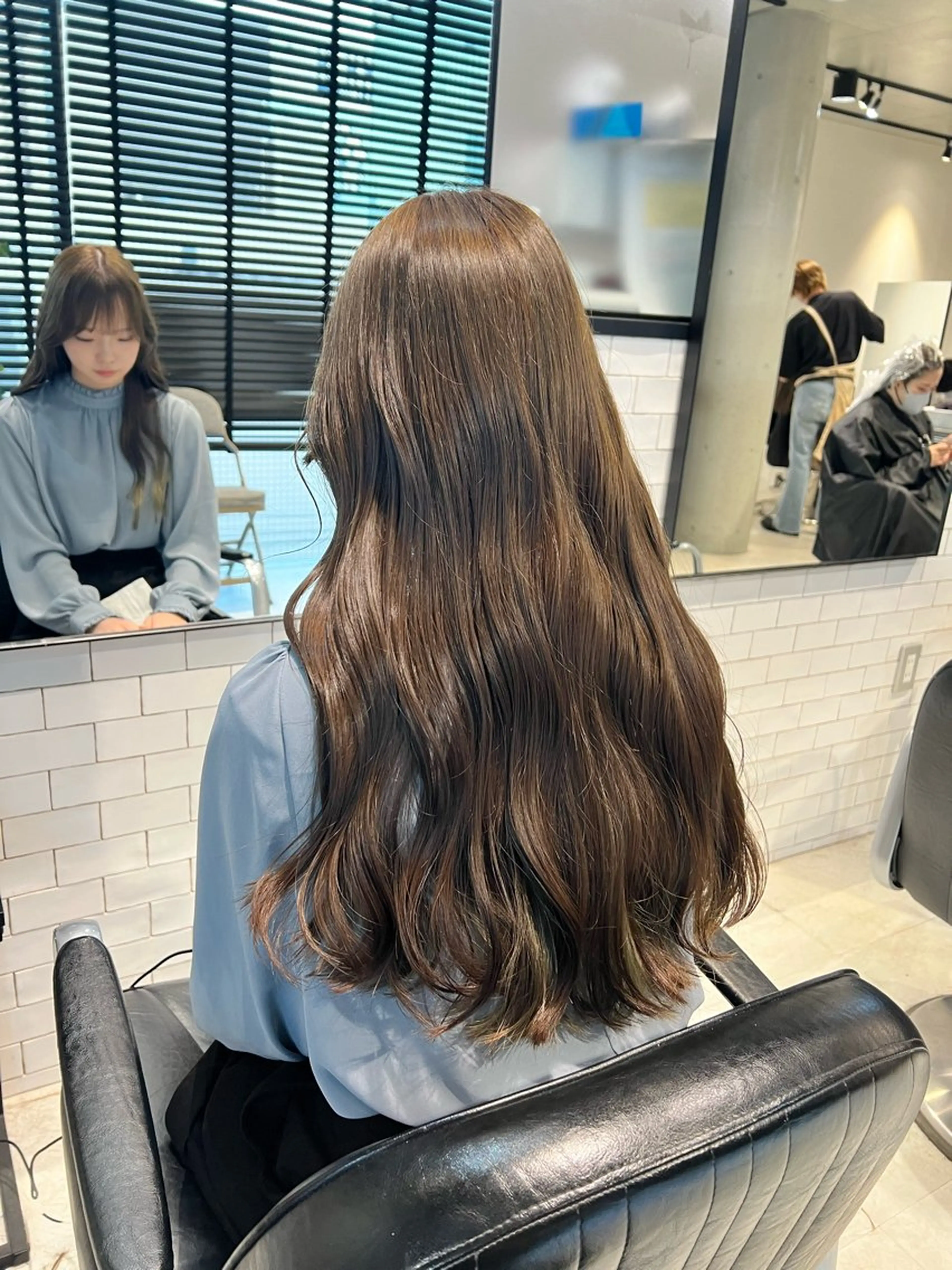 セミロング カラー ベージュカラー ブラウンカラー ブラウンベージュ カット ヘアカラー トリートメント 赤みゼロ/透明感 カラー🌿KANTAのヘアスタイル