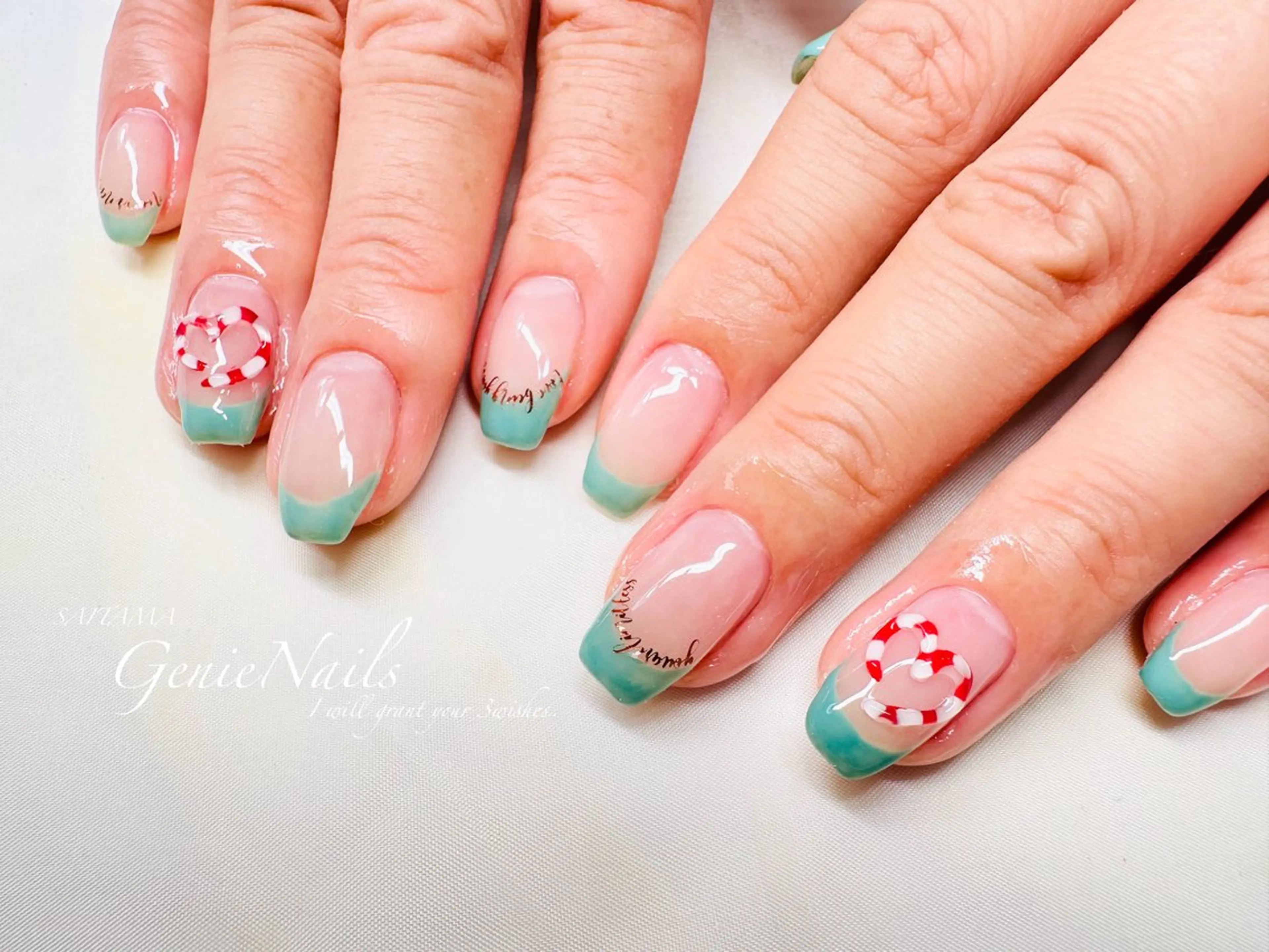 ネイル アートネイル フットネイル メンズネイル 持ち込み Genie Nailsのネイルデザイン